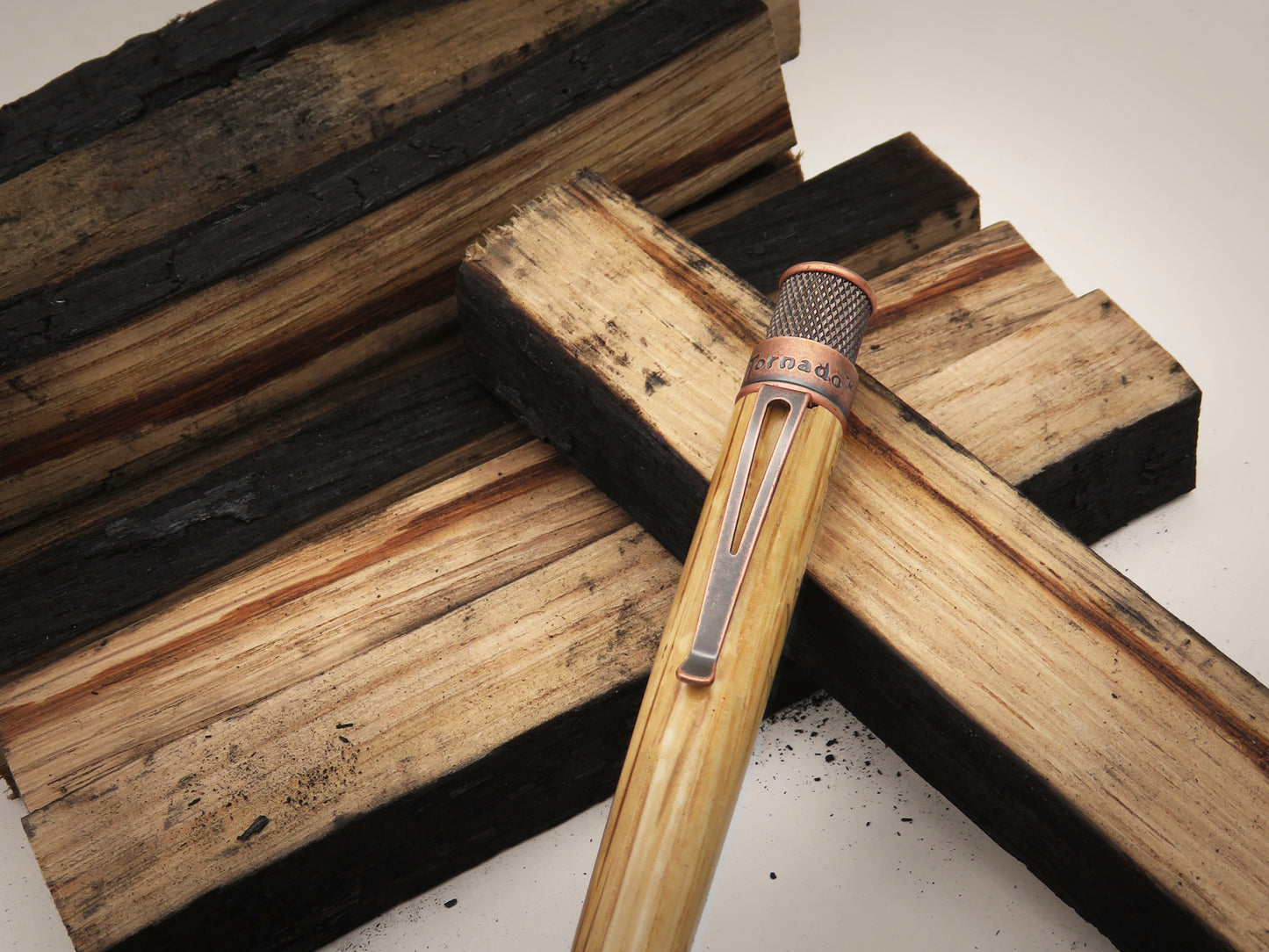 Retro 51 Tornado Woodworks Rollerball Pen - Bourbon Barrel