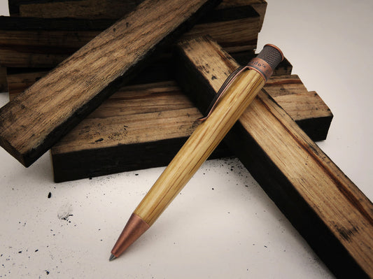 Retro 51 Tornado Woodworks Rollerball Pen - Bourbon Barrel