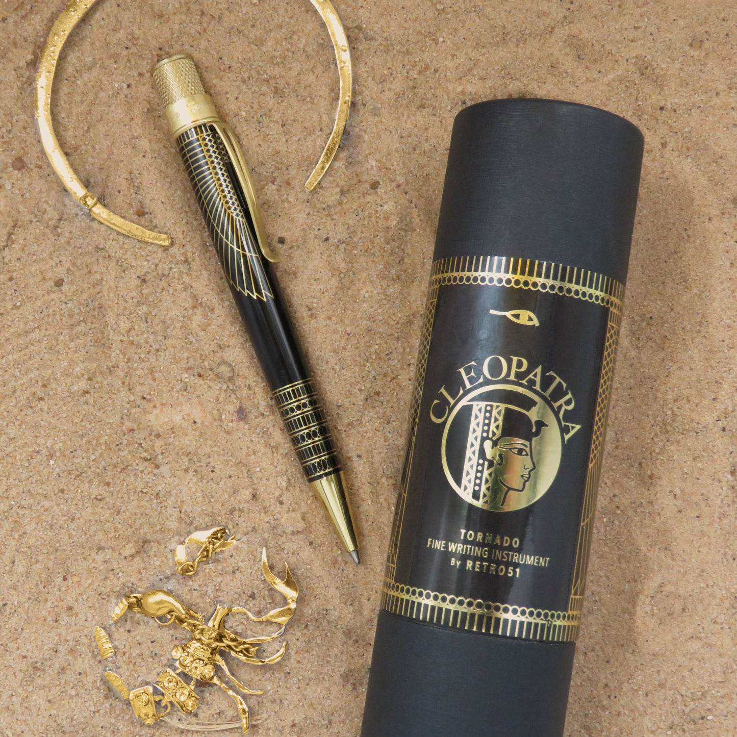 Retro 51 Tornado Vintage Metalsmith Rollerball Pen - Cleopatra