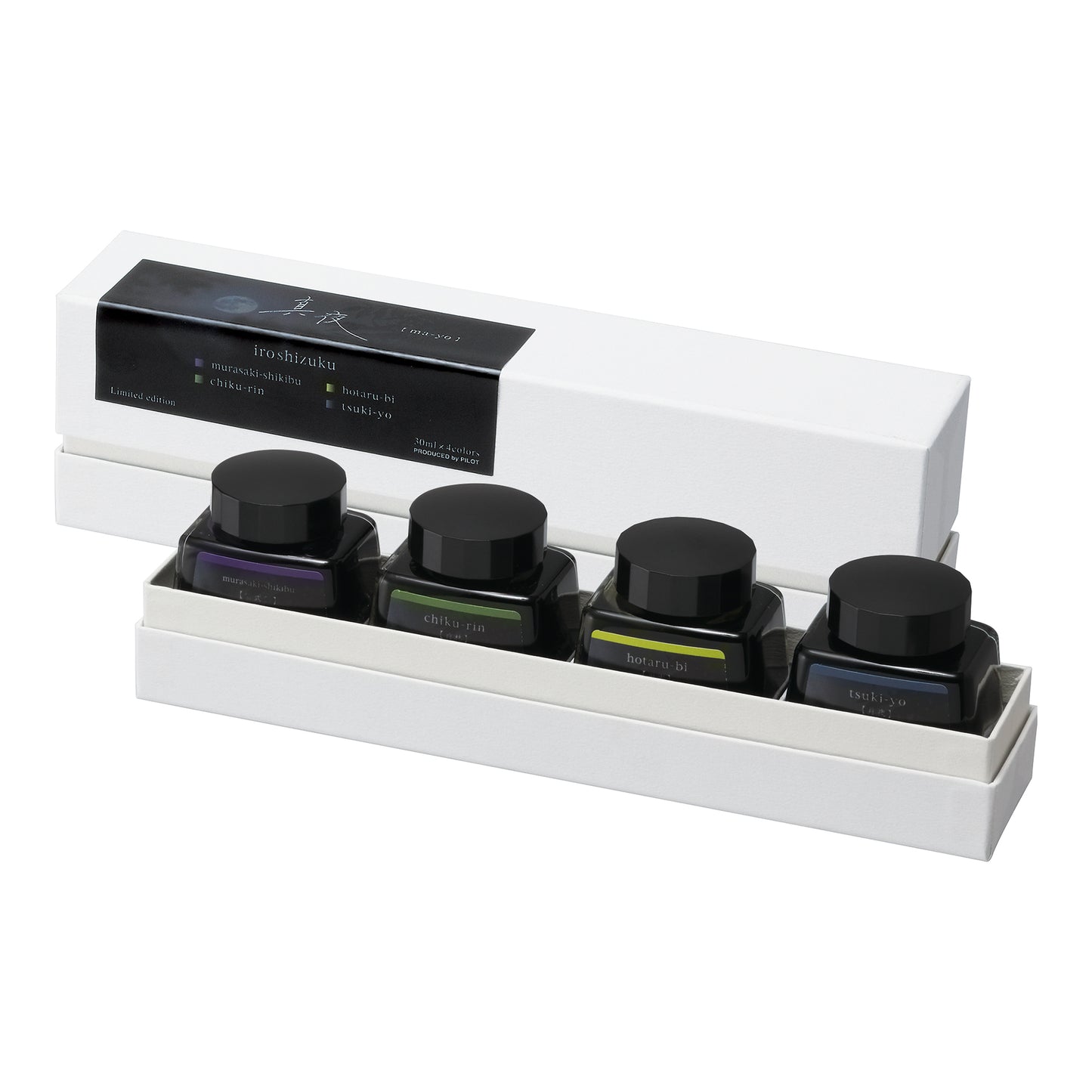 Pilot Iroshizuku Inks 30 ml Bottled Ink Set - Limited Edition - Ma-yo (Midnight)