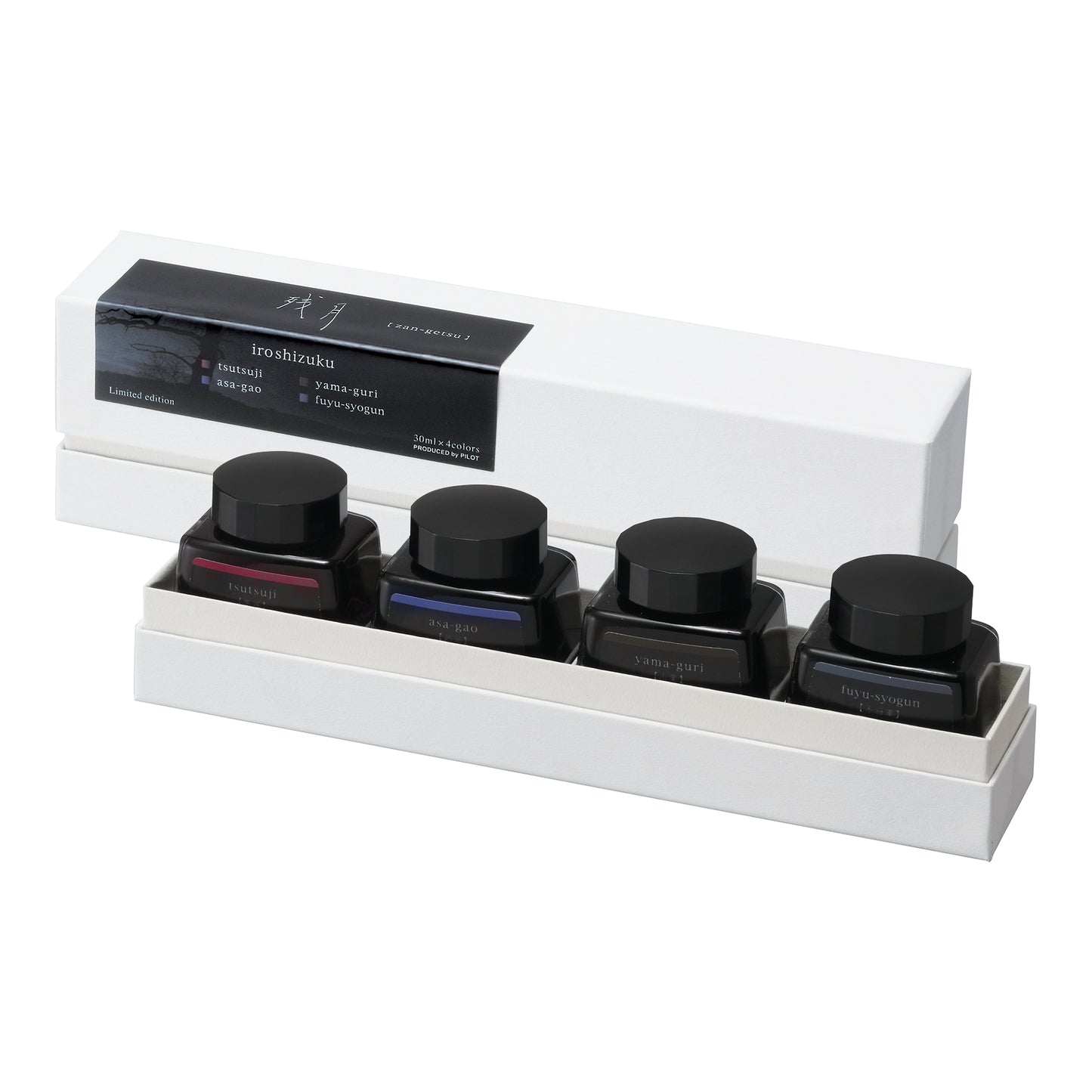 Pilot Iroshizuku Inks 30 ml Bottled Ink Set - Limited Edition - Zangetsu (Morning Moon)