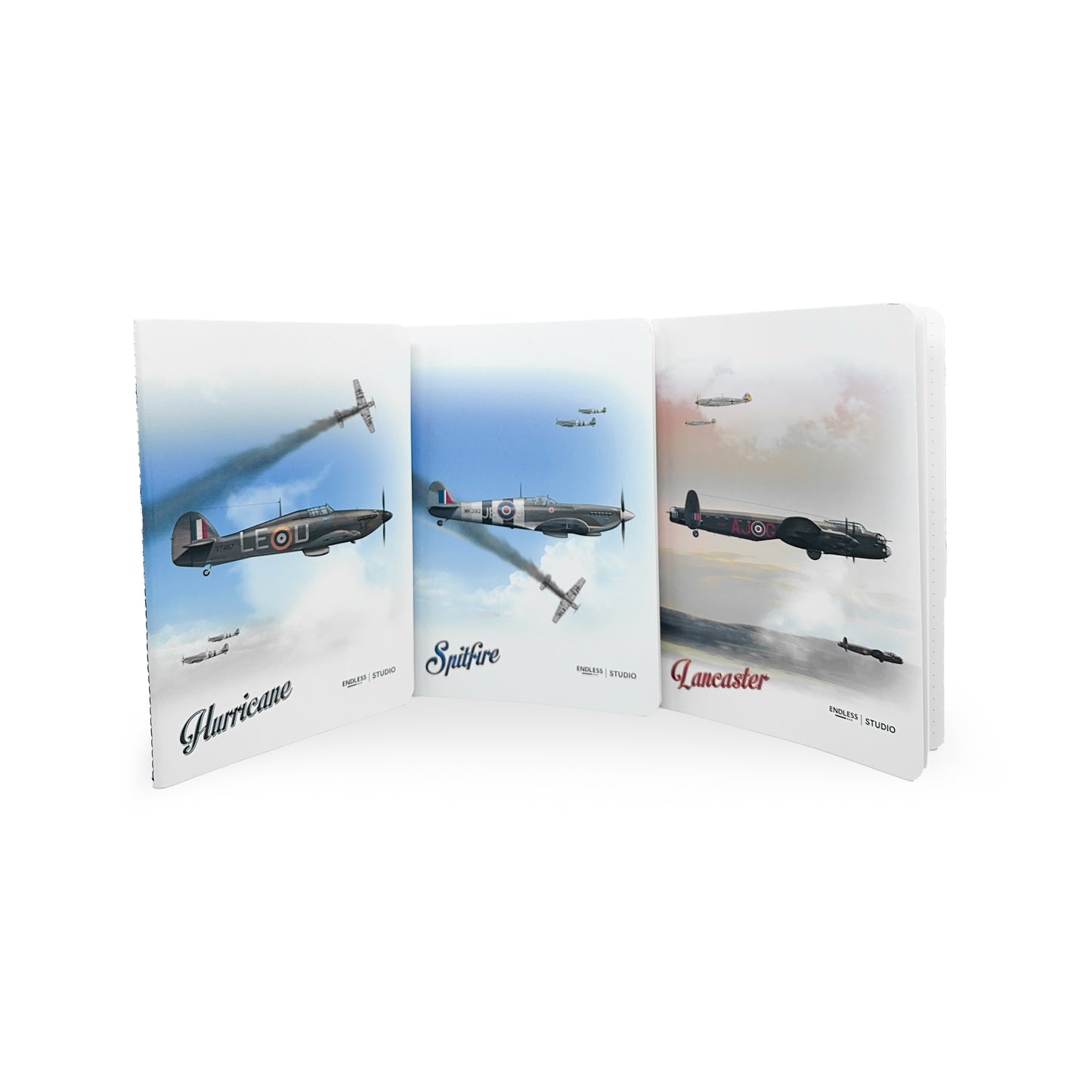 Endless x Pilot Notebooks Storyboard Large Notebook - Warbird 3 Pack