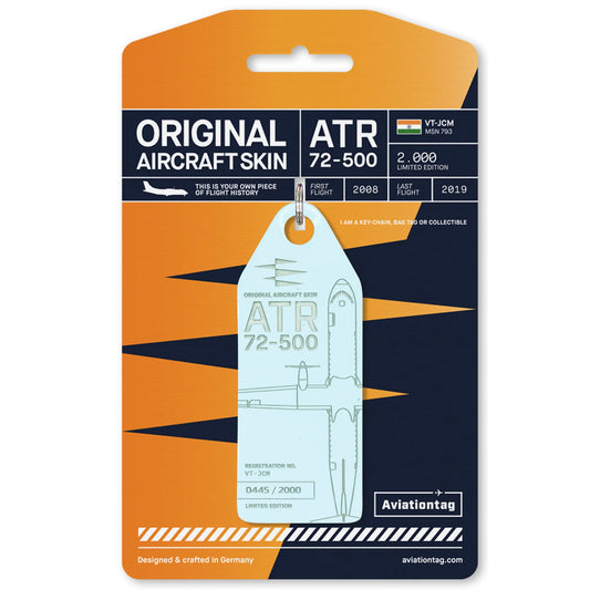 ATR 72 - VT-JCM - Light Blue/ Grey