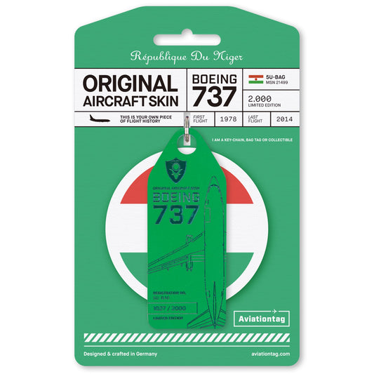 Boeing 737-200 - 5U-BAG - Green