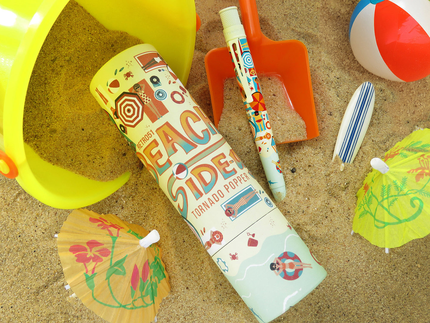 Retro 51 Tornado Popper Rollerball Pen - Beachy Side Up