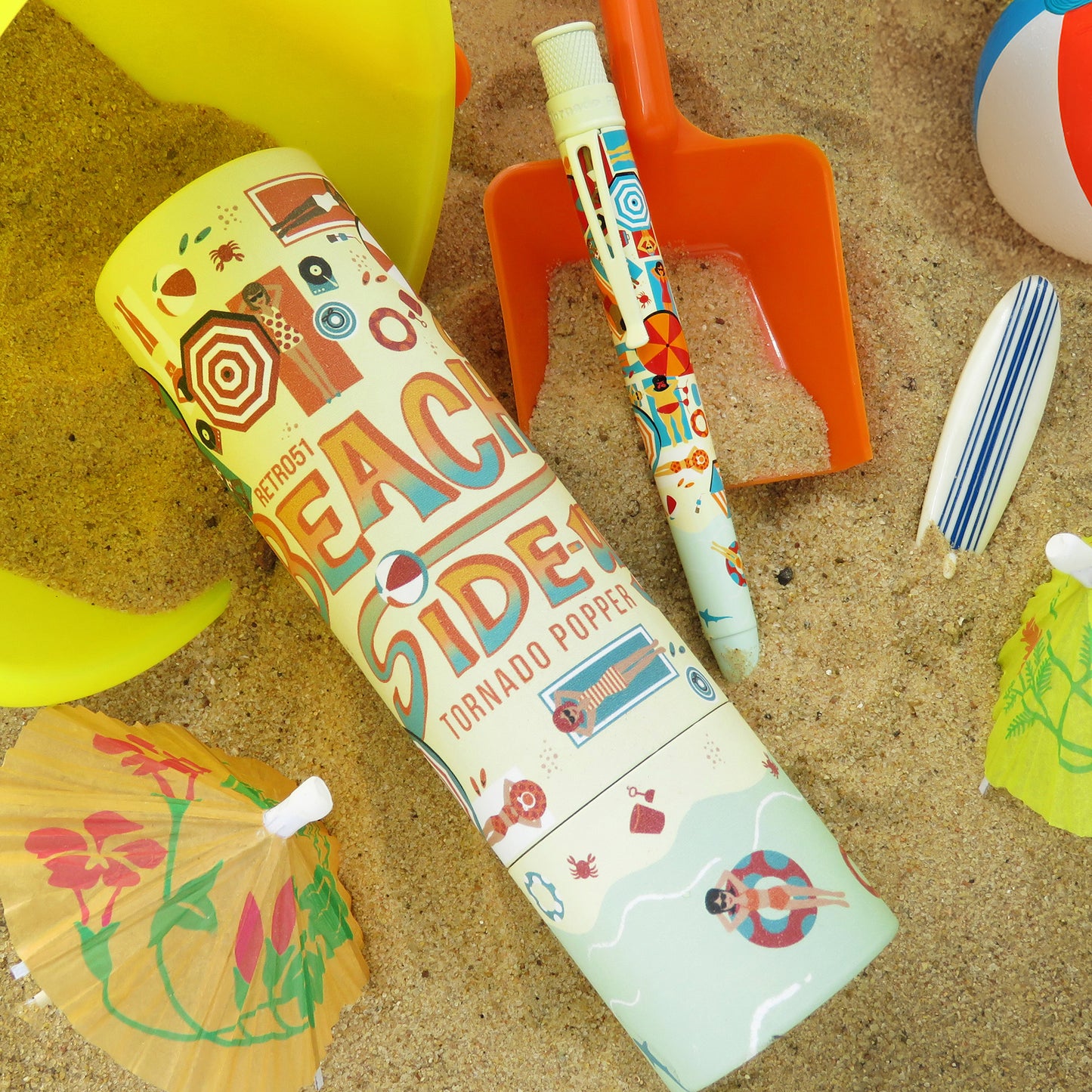 Retro 51 Tornado Popper Rollerball Pen - Beachy Side Up