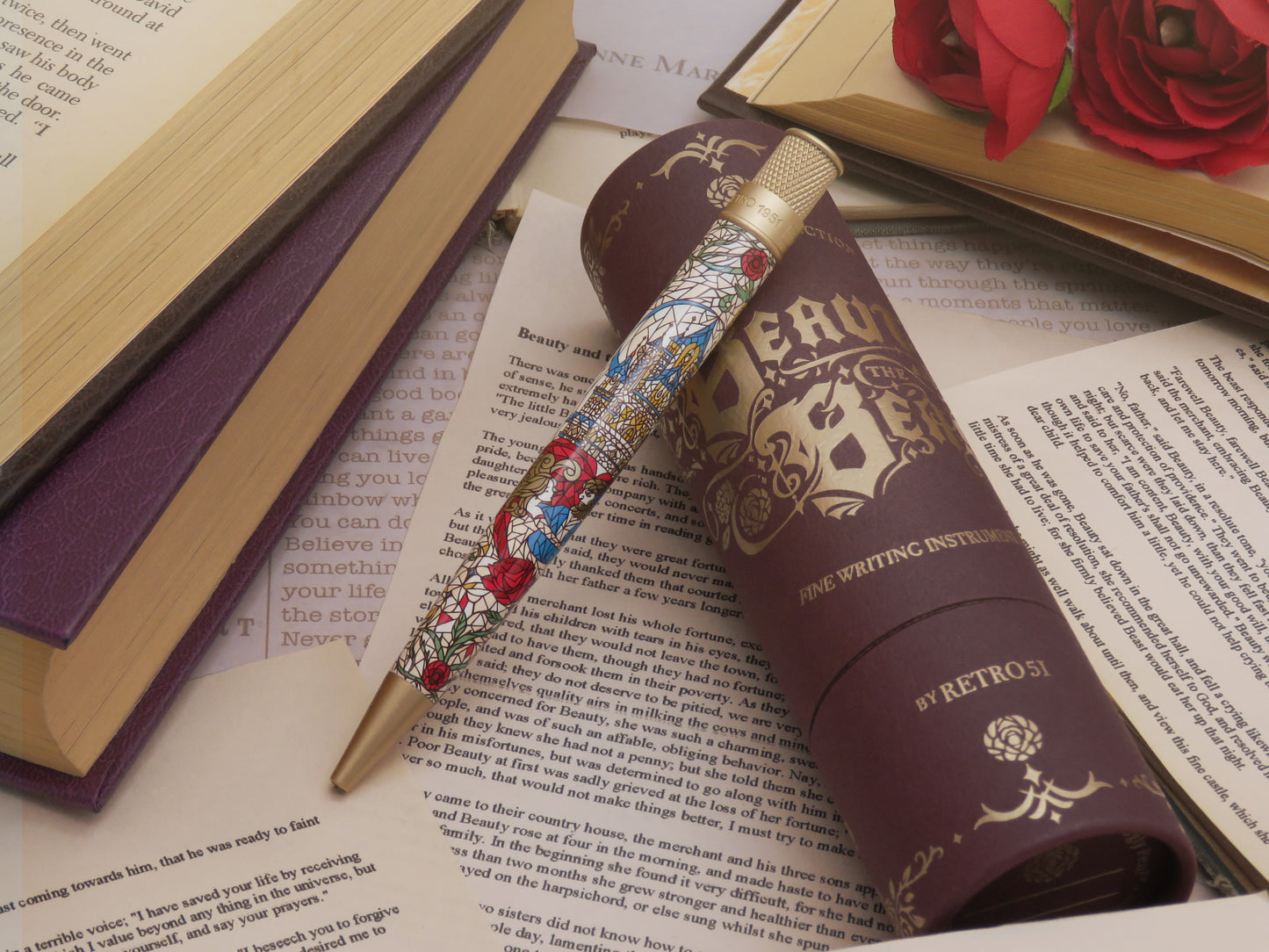 Retro 51 Tornado™ Literary Collection - Beauty and The Beast Rollerball
