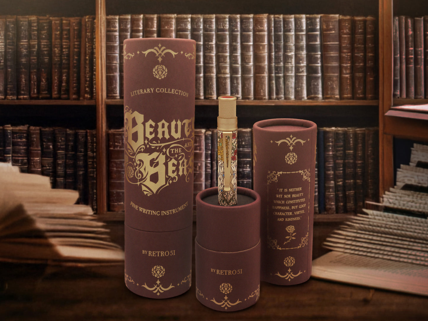 Retro 51 Tornado™ Literary Collection - Beauty and The Beast Rollerball
