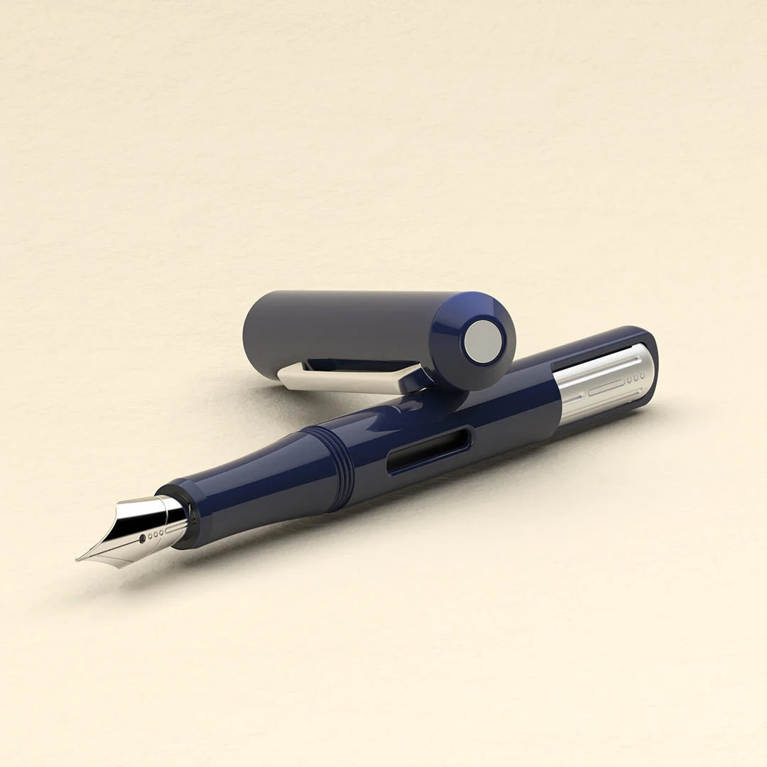 Endless Captiva Advanced Fountain Pen - Deep Ocean (Chrome)