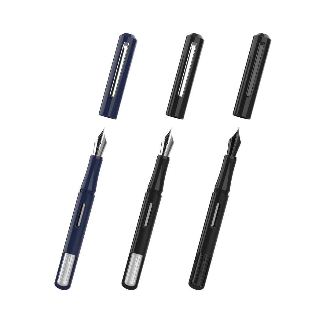 Endless Captiva Advanced Fountain Pen - Deep Ocean (Chrome)