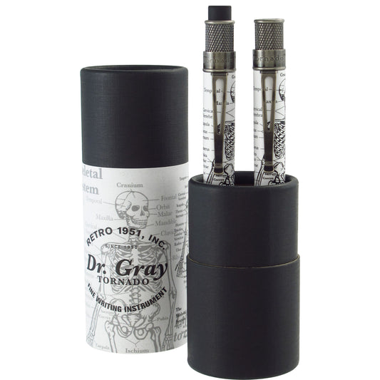 Retro 51 Tornado Rollerball and Pencil Set - Dr Gray