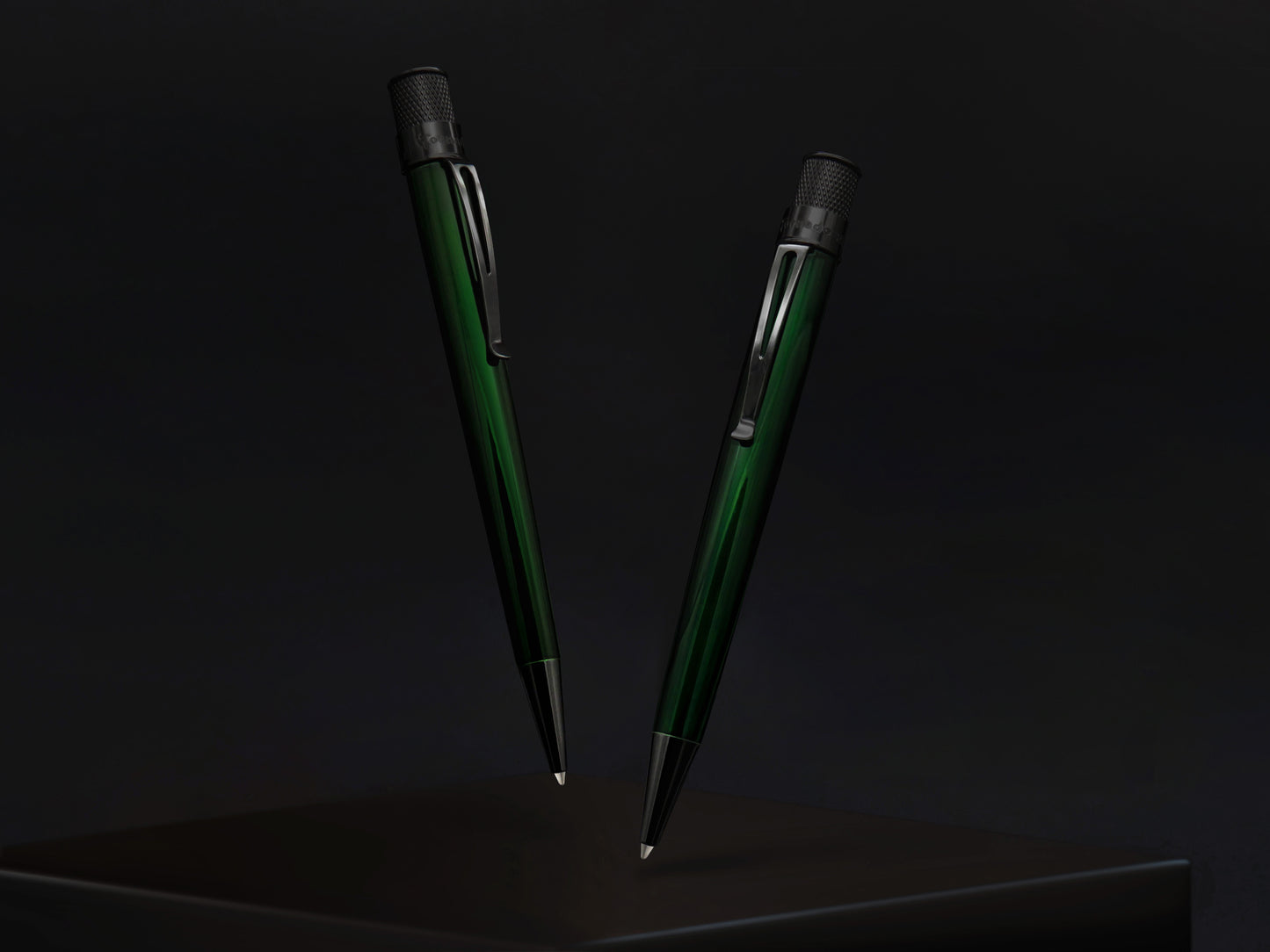 Retro 51 Tornado™ Stealth Lacquer - Emerald Green Rollerball