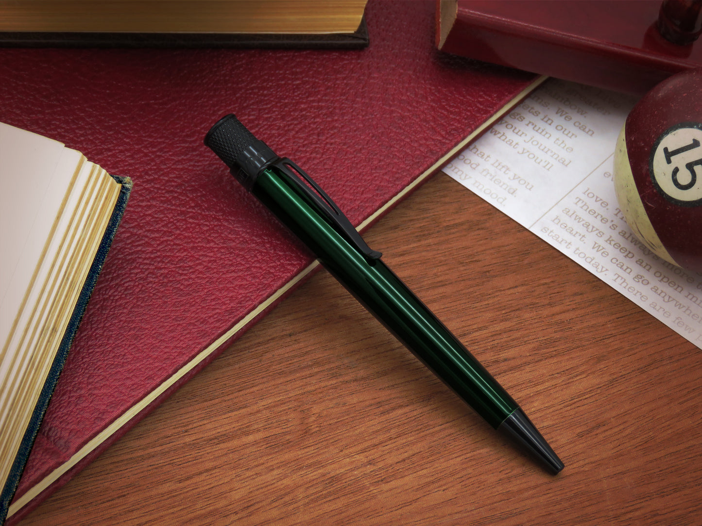 Retro 51 Tornado™ Stealth Lacquer - Emerald Green Rollerball