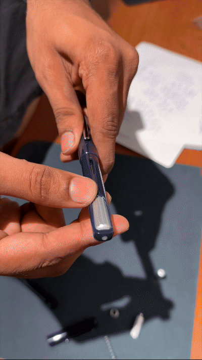 Endless Captiva Advanced Fountain Pen - Infinite Space (Chrome)