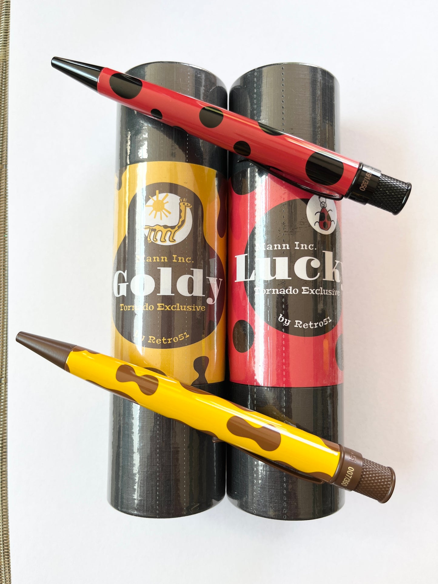 Retro 51 Tornado Rollerball - Goldy and Lucky MATCHING NUMBERS