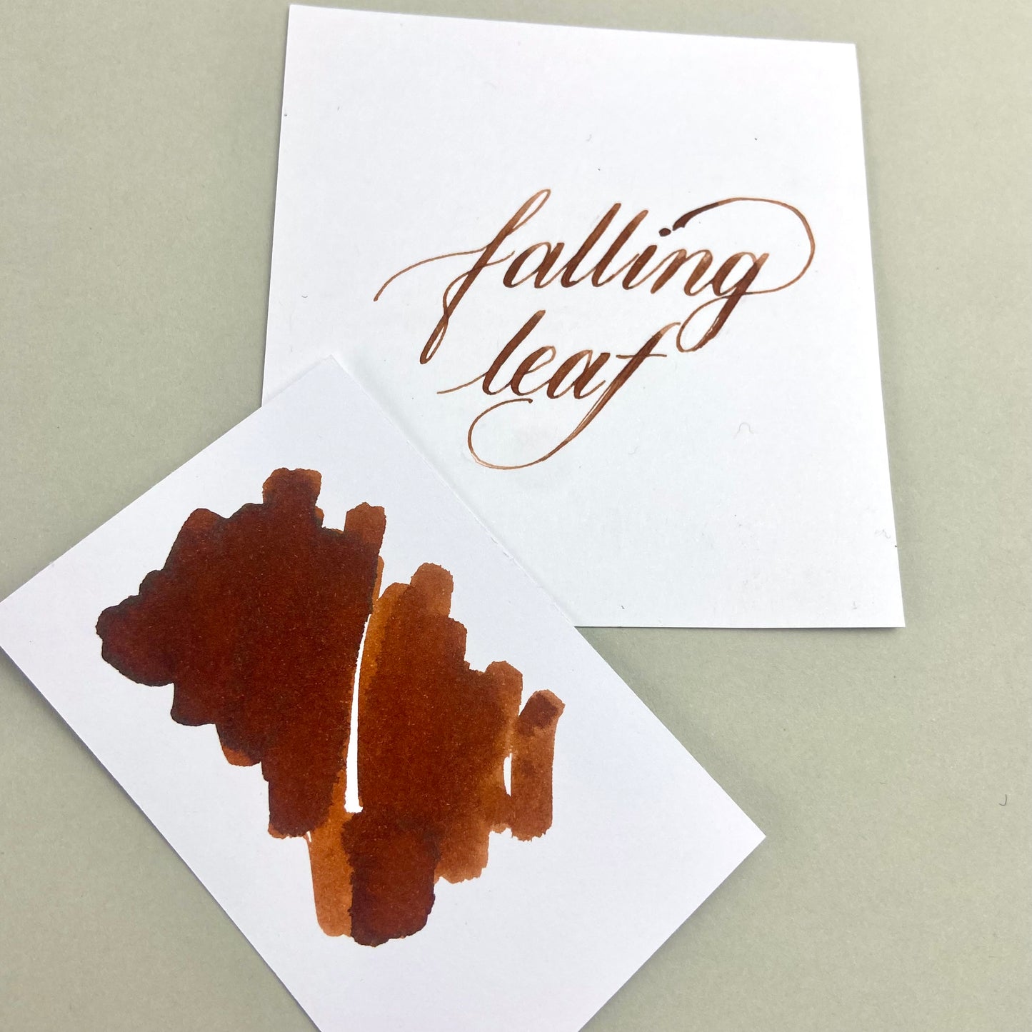 The Good Blue x Mann Inc Bottled Ink - Falling Leaf 50ml