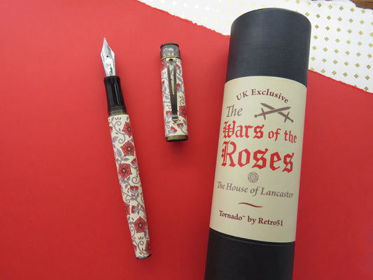 Retro 51 Tornado Fountain Pen - War of the Roses - Lancaster (UK Exclusive)