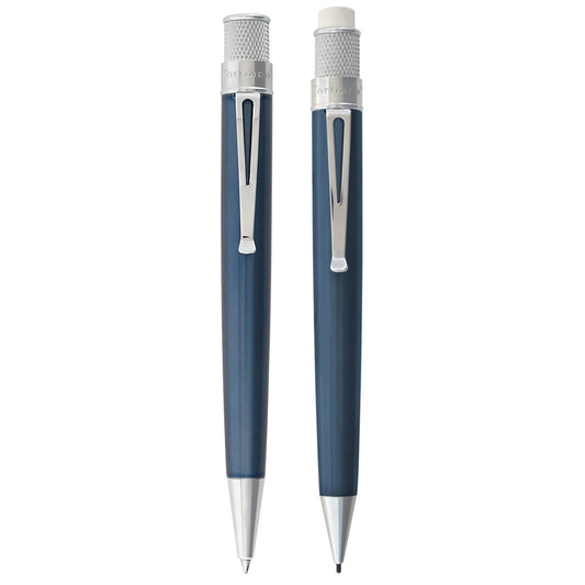 Retro 51 Tornado Rollerball and Pencil Set - Ice Blue