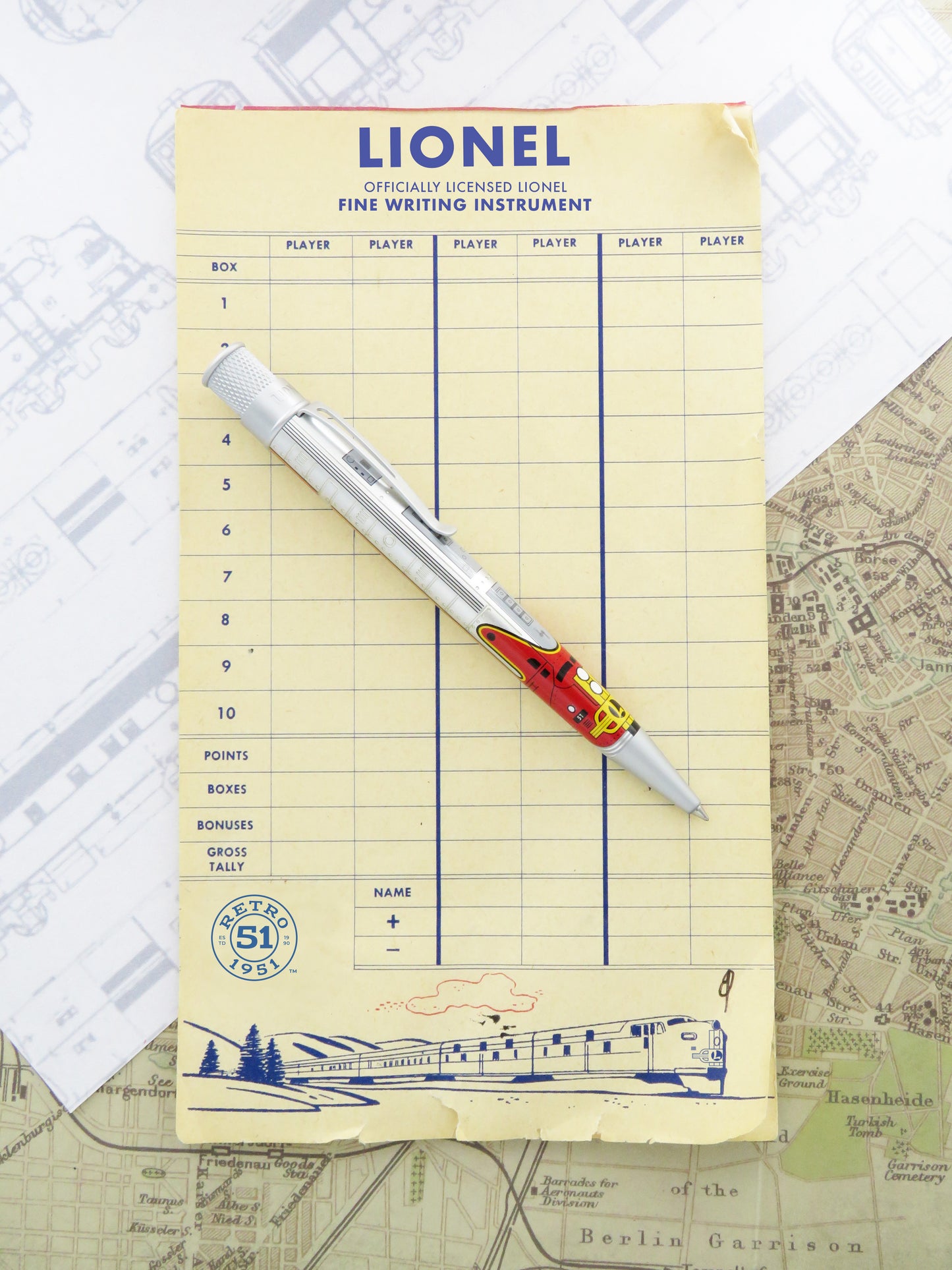 Retro 51 Tornado Rollerball Pen - Lionel Trains® Super Chief