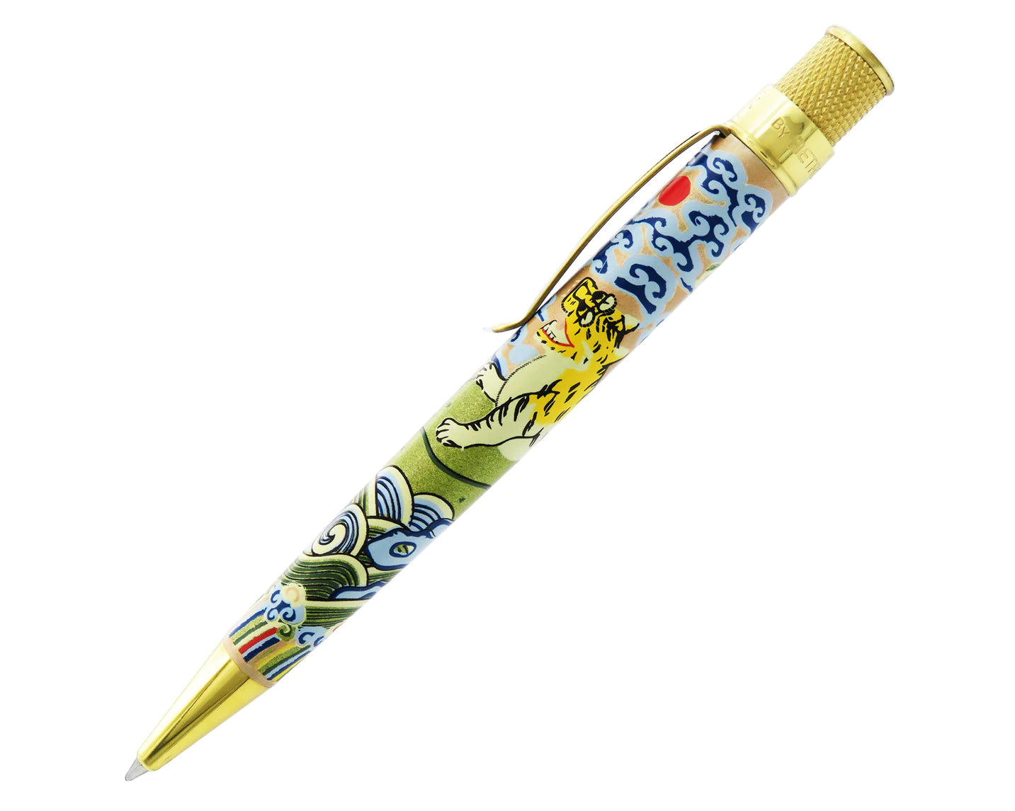 Retro 51 Metropolitan Chinese Tiger Rank Badge Rollerball
