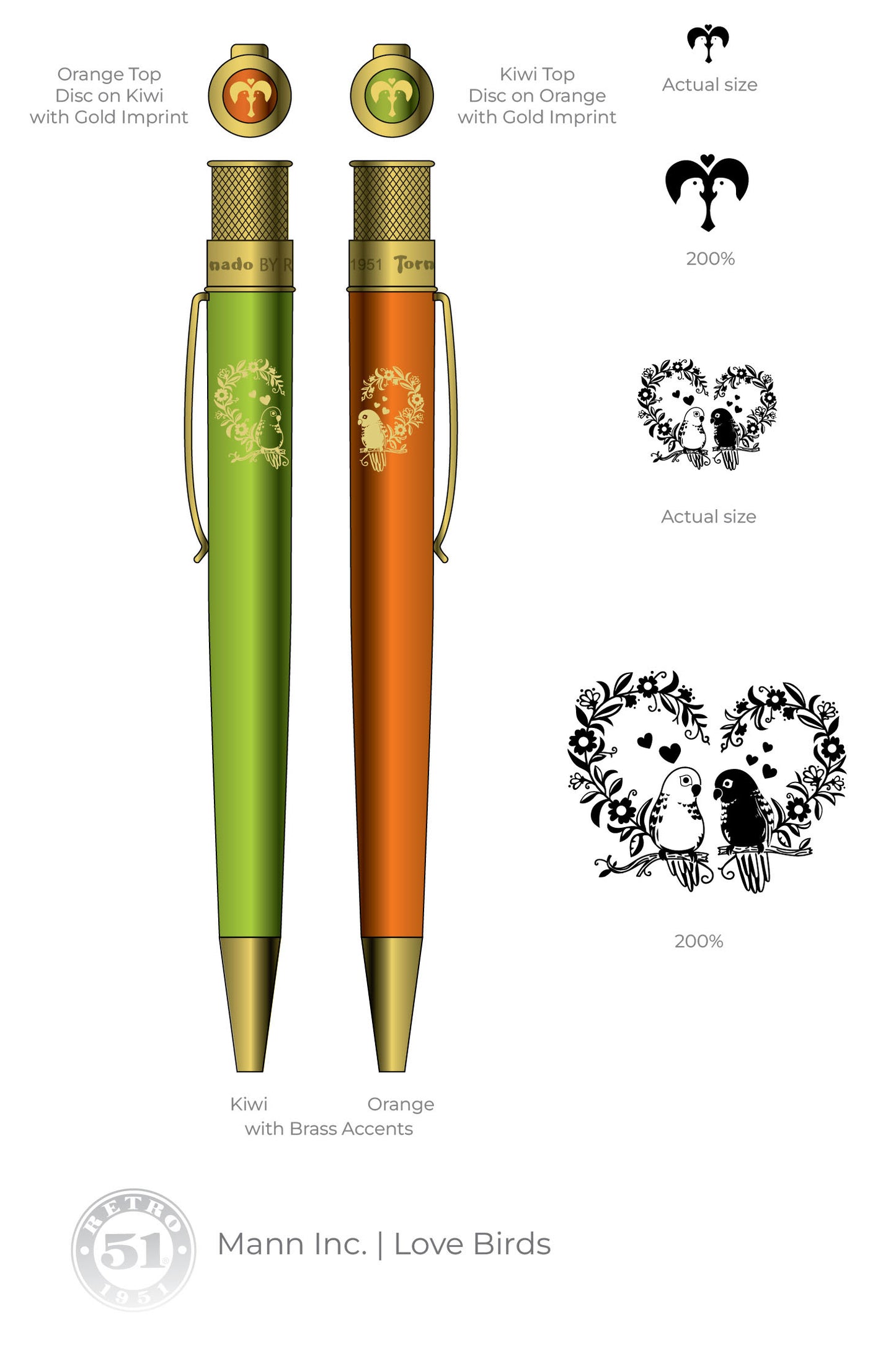 Retro 51 Tornado's - Love Birds (Mann Inc Exclusive)
