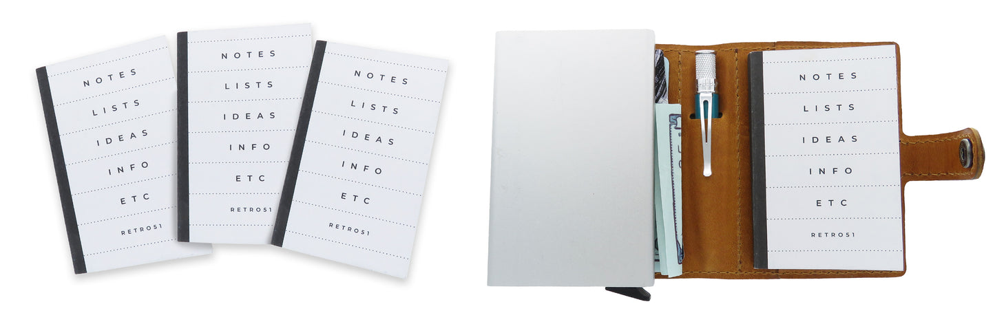 Retro 51 Modern Traveler Notepads (3 Pack)