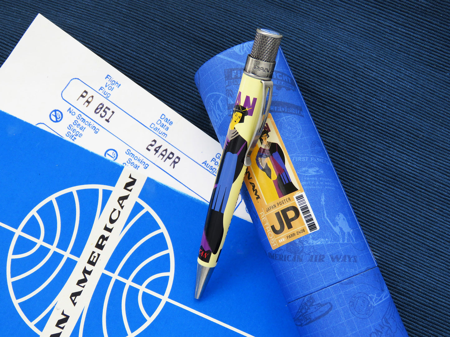 Retro 51 Tornado Rollerball Pen - Pan Am® - Japan Poster Rollerball