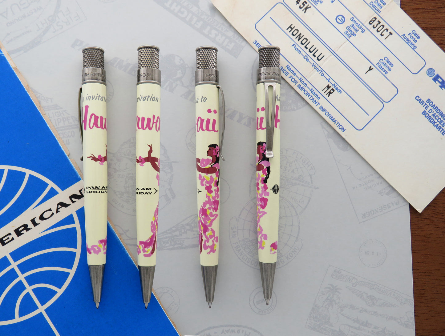 Retro 51 Tornado Rollerball Pen - Pan Am Hawaii Poster