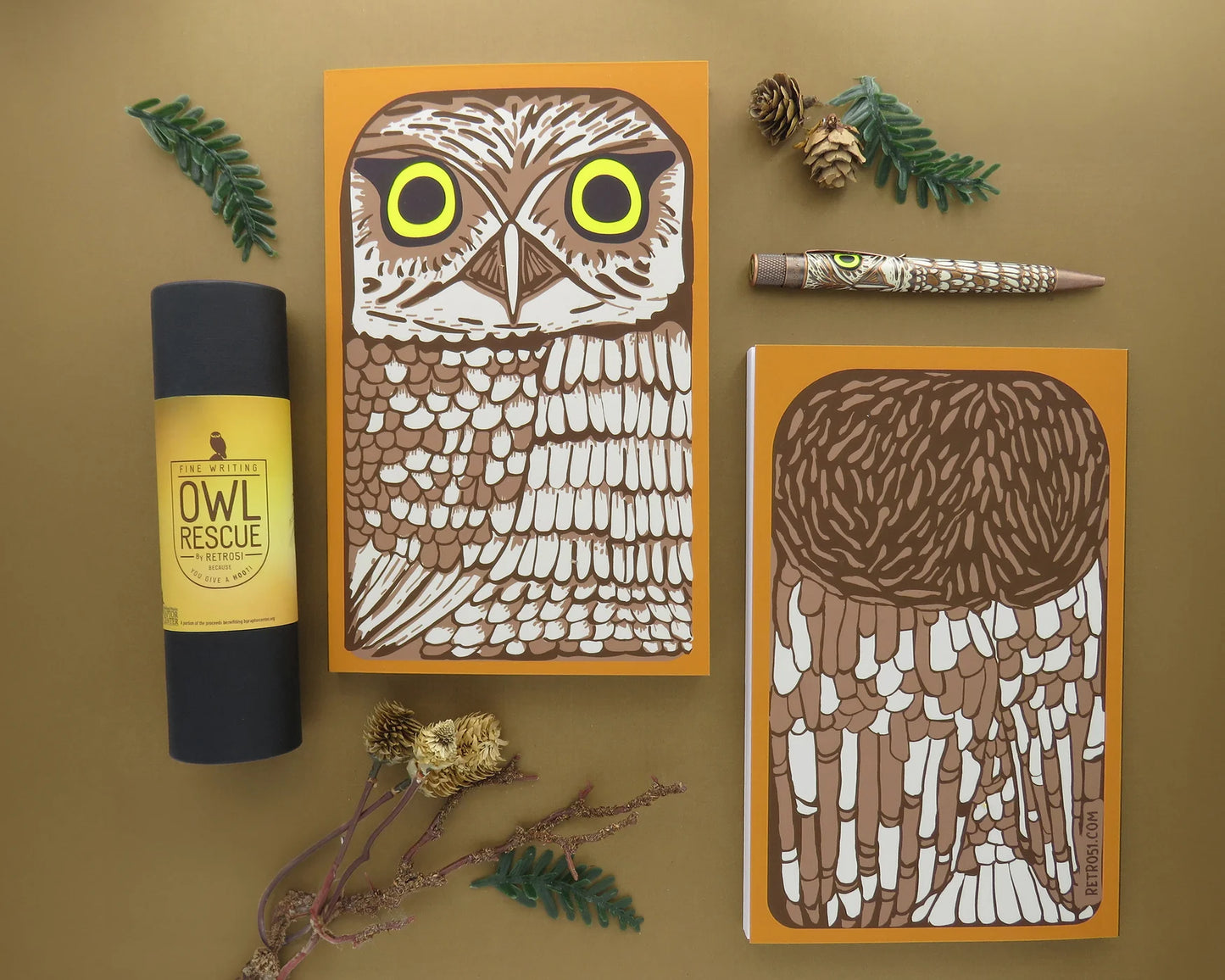 Owl Rescue Classic Notebooks