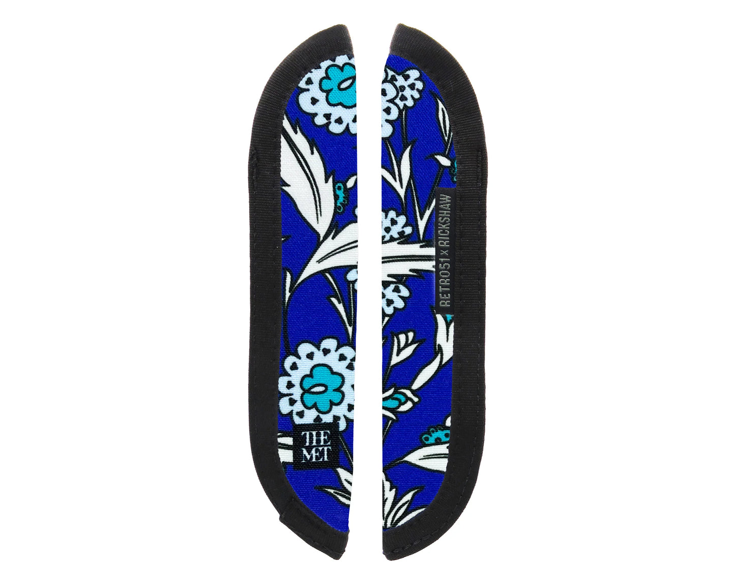 Retro 51 Tornado Rickshaw Bag's Sleeve - Iznik Garden Blue Flowers