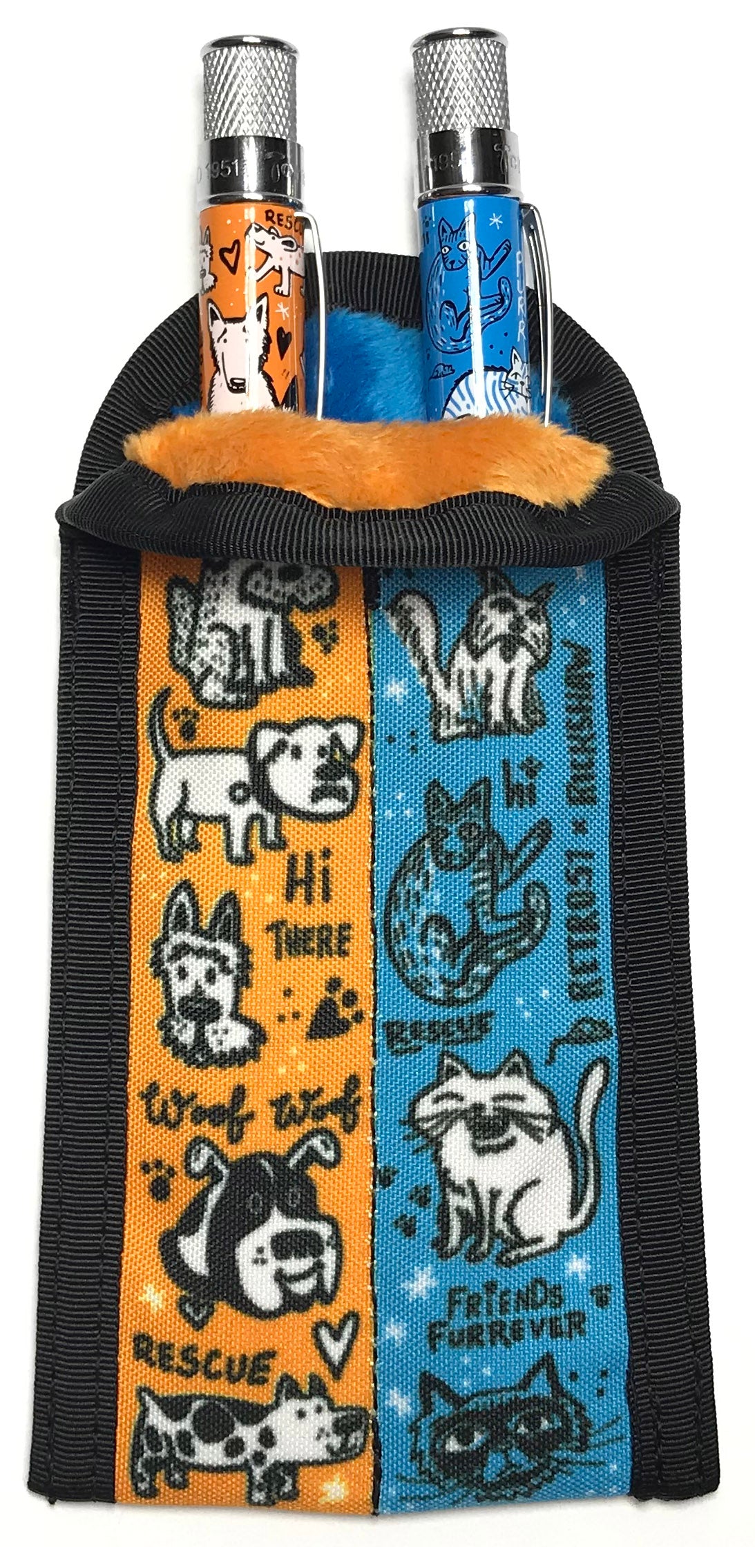 Retro 51 Tornado Rickshaw Bag's Sleeve - Cat and dog Rescue 4 - Double pen sleeve