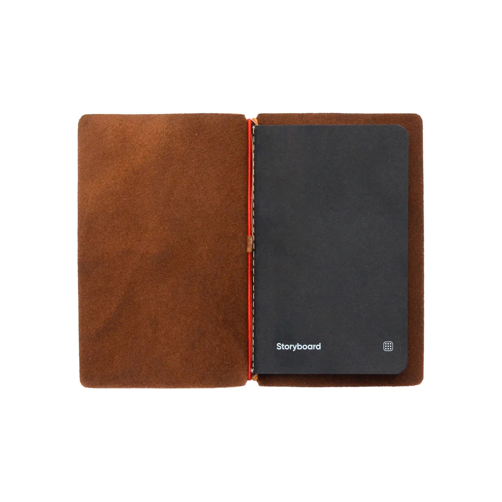 Explorer Pocket - Refillable Leather Journal Tomoe River Paper - Brown