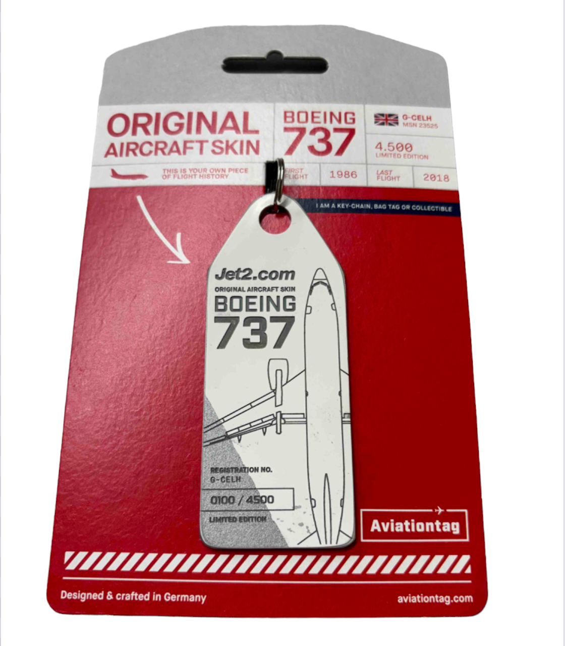Jet2.com 737 - G-CELH - Bi-Colour White/Grey #0100
