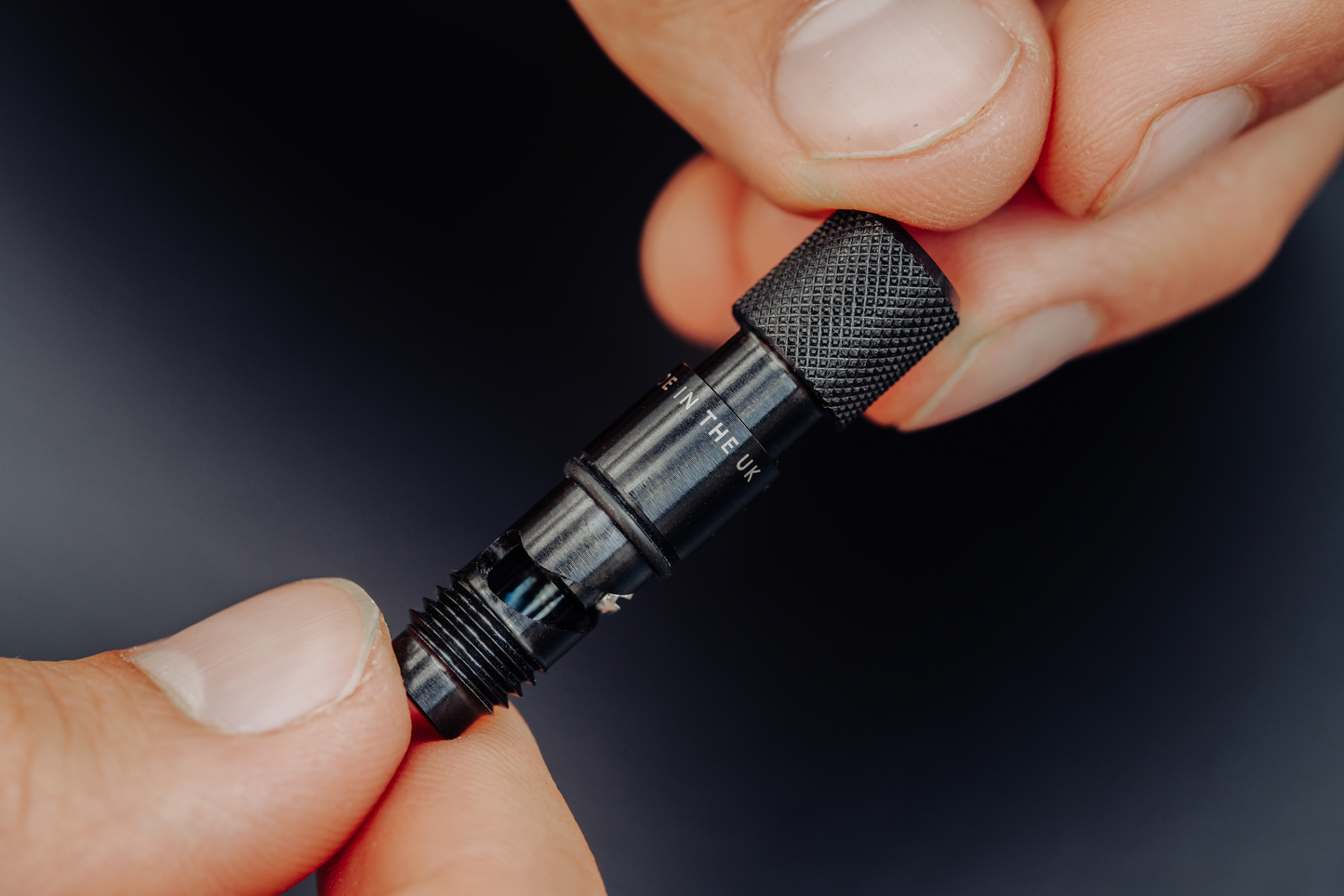 Wingback Mechanical Pen - Black Steel