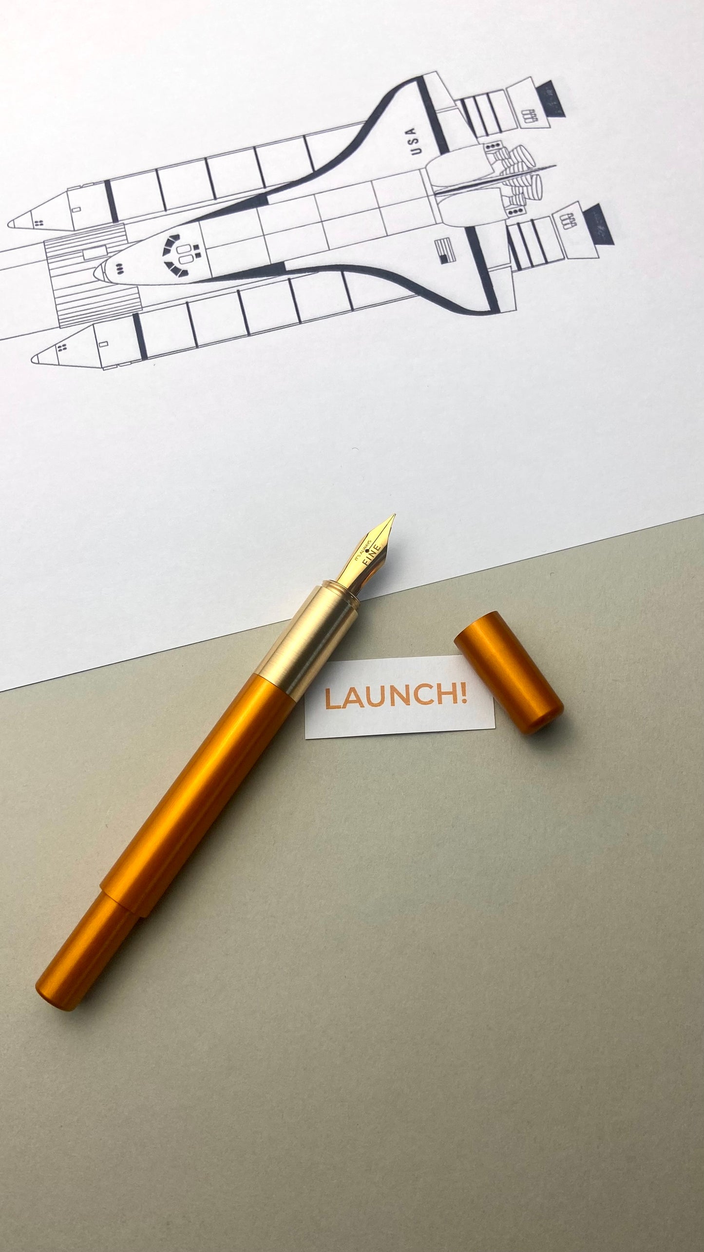The Good Blue L130 - Launch! Orange (Mann Inc Exclusive)