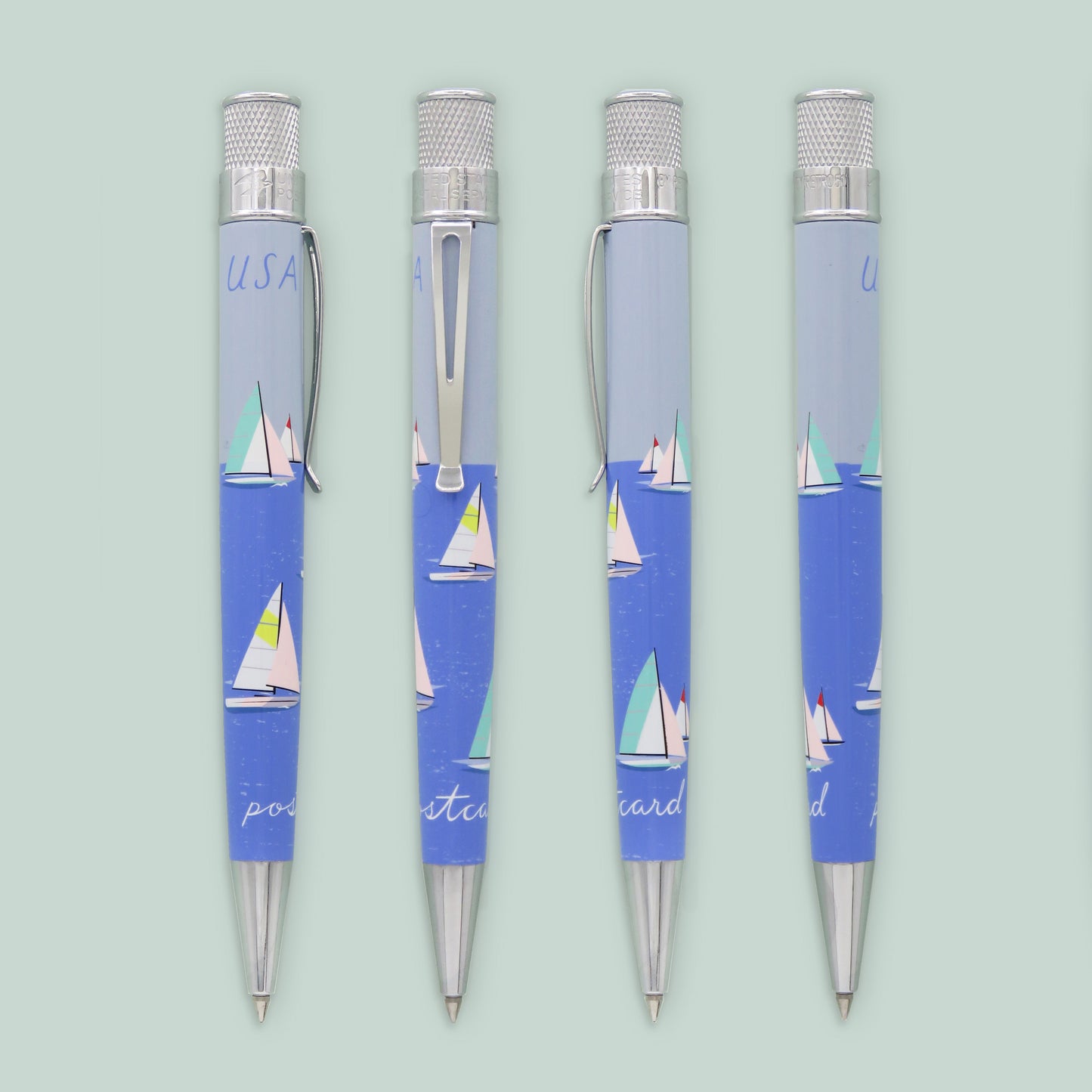 Retro 51 Tornado Rollerball Pen - USPS Sailboats
