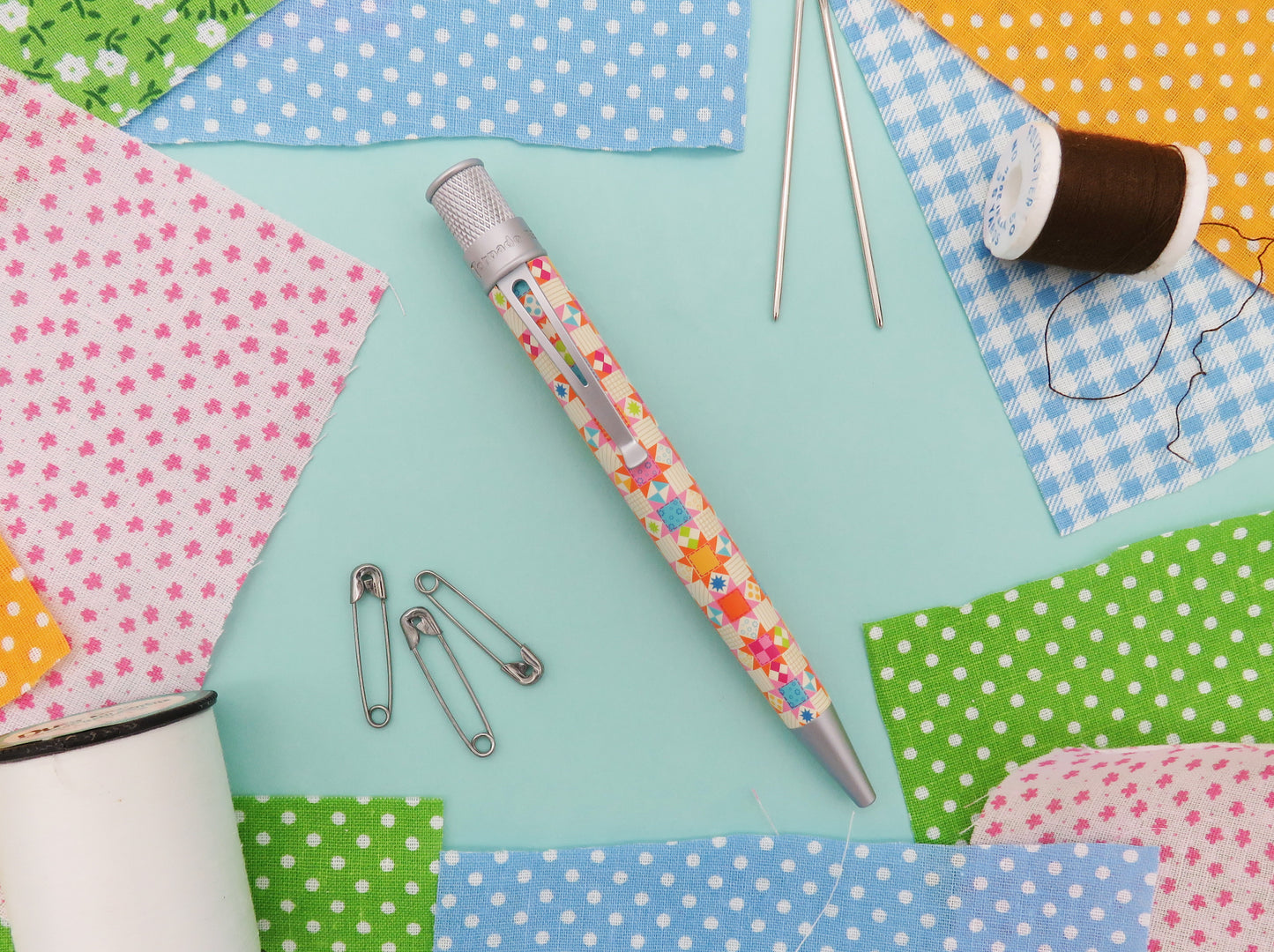 Retro 51 Tornado Vintage Metalsmith Rollerball- Patchwork