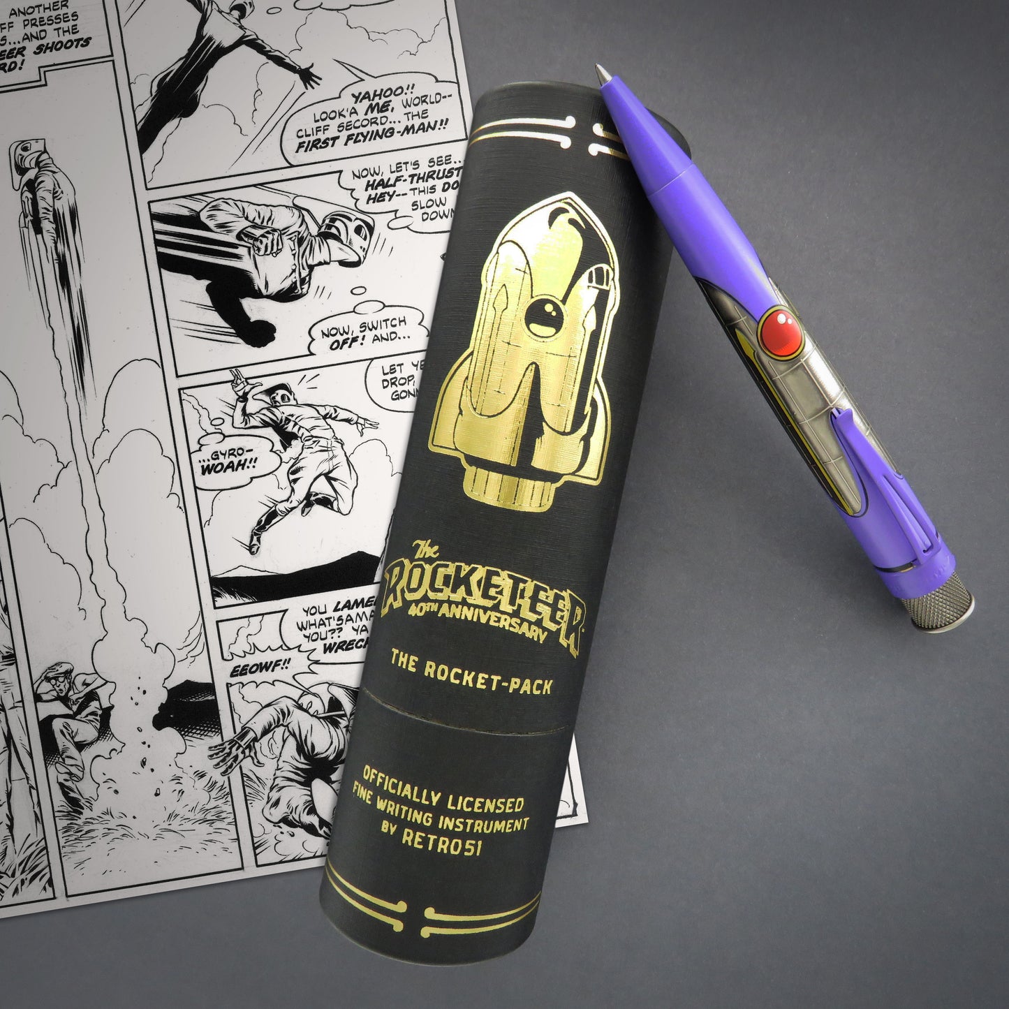 Retro 51 Big Shot Rollerball Pen - The Rocketeer - The Rocket-Pack