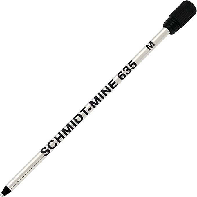 Schmidt 635M - D1 Ballpoint Refill (with End Cap)