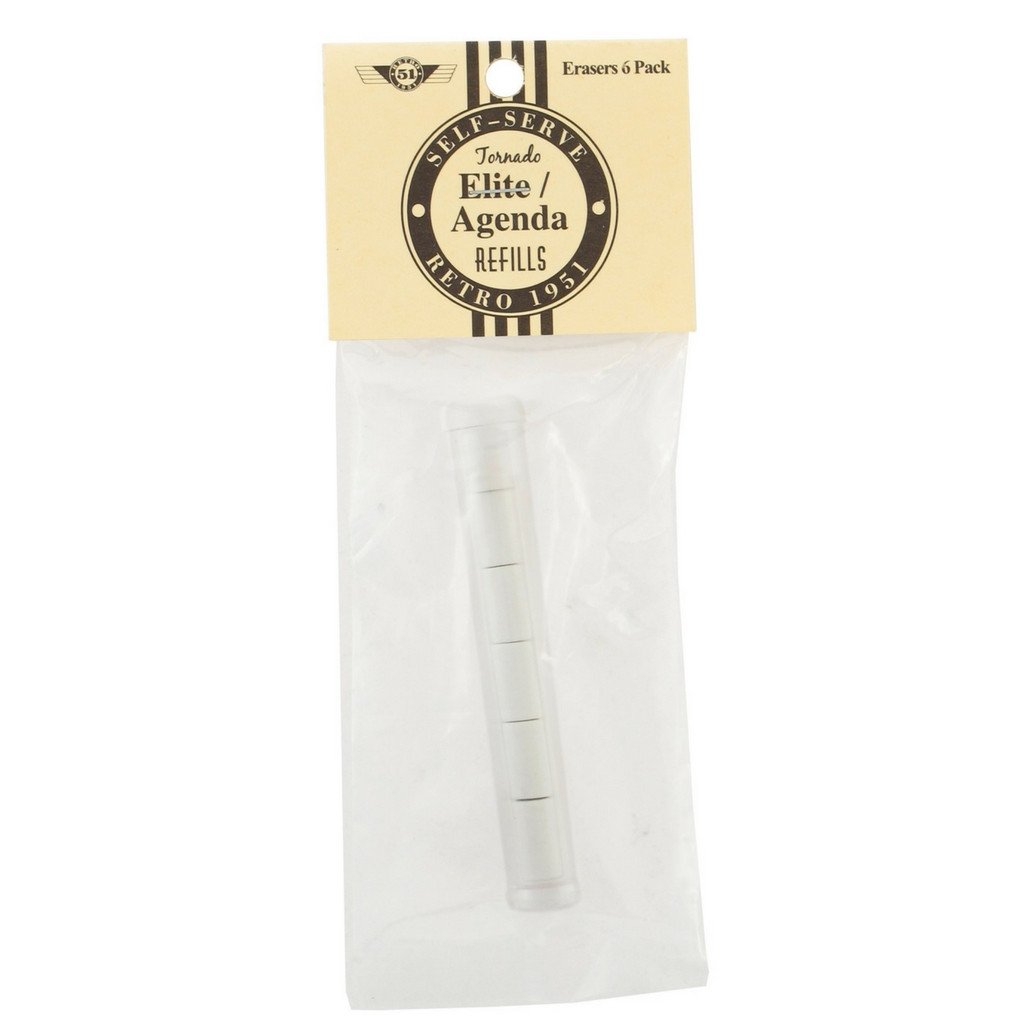 Retro 51 Replacement Pencil Erasers - Tornado Elite
