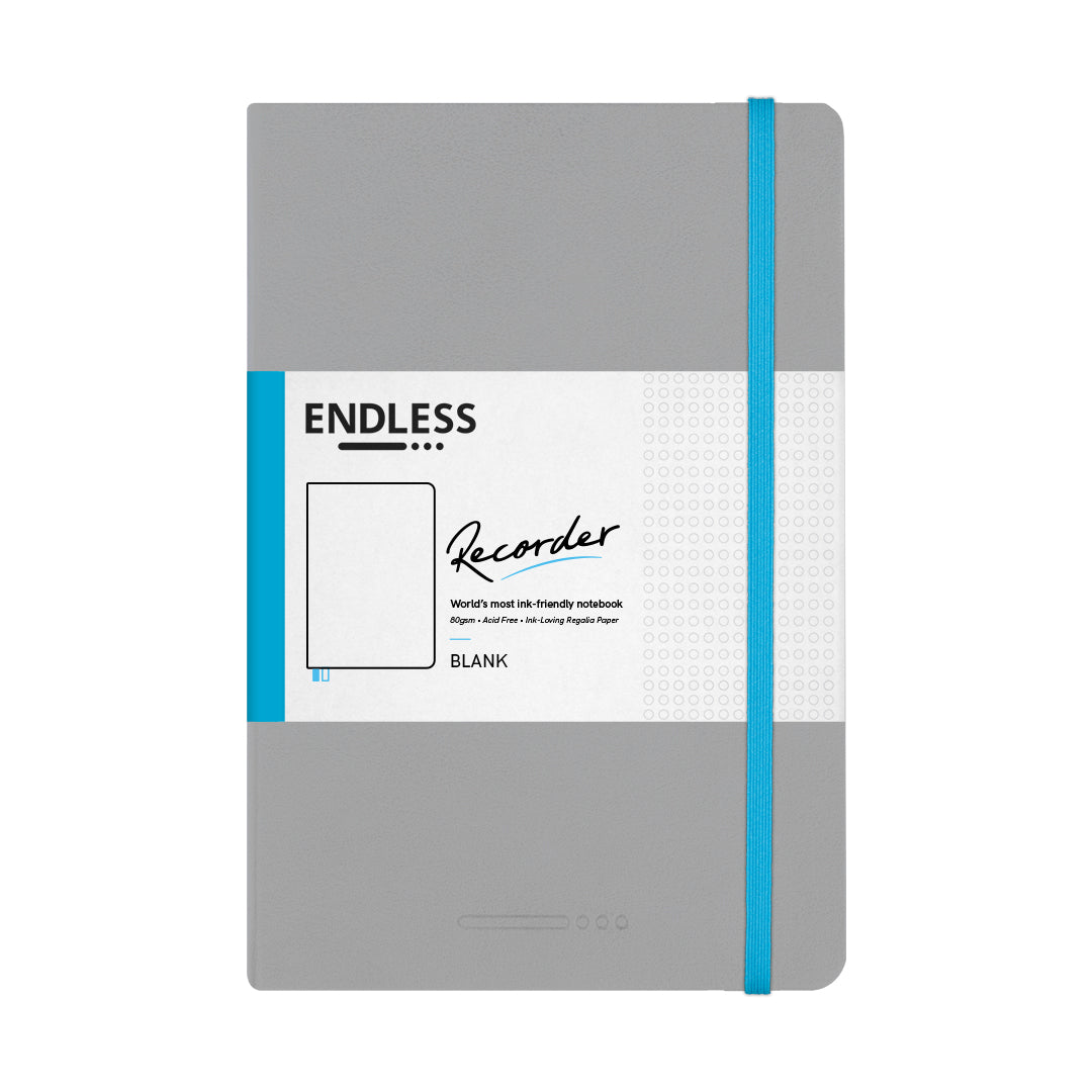 Endless Recorder A5 Notebook - Mountain Snow - Regalia Paper
