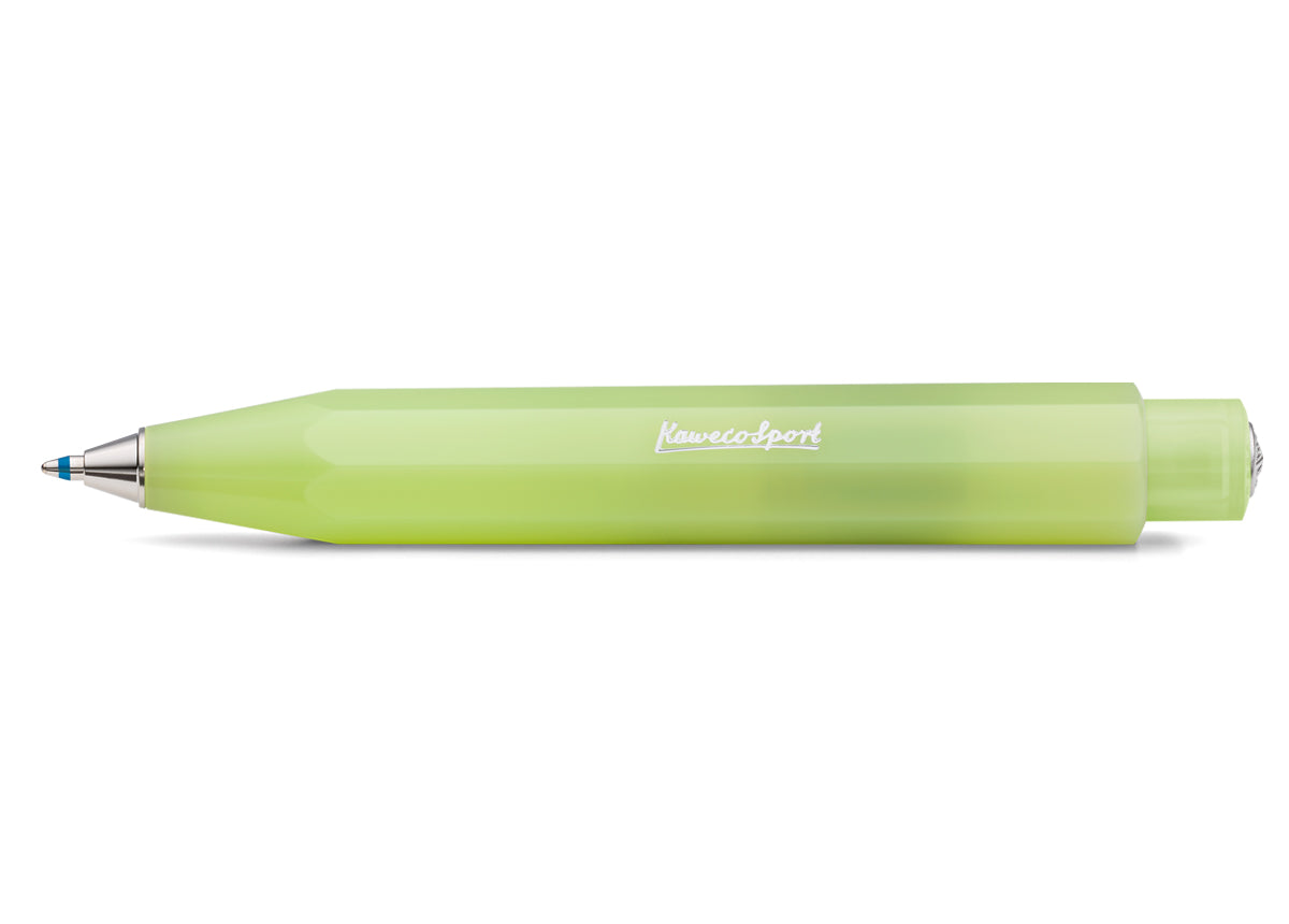 Kaweco Frosted Sport Ballpoint Pen - Fine Lime