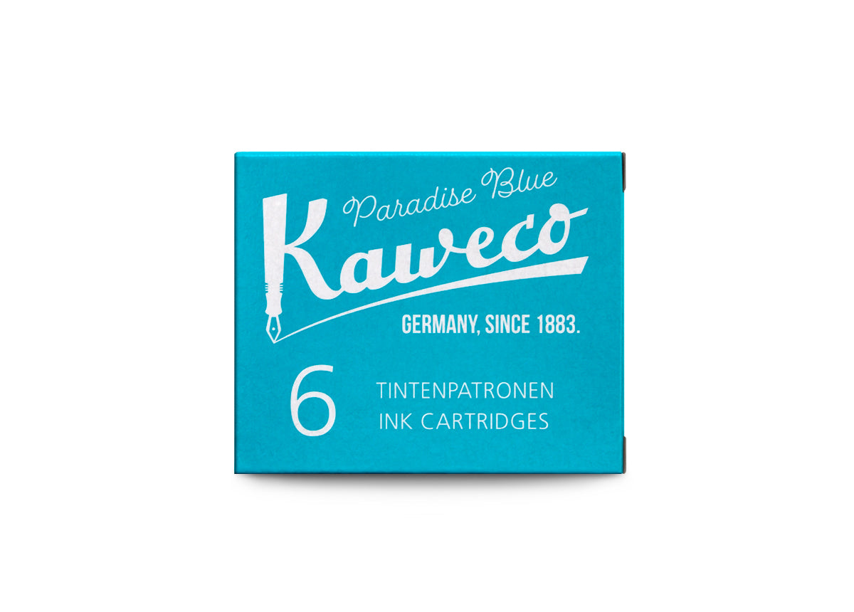 Kaweco Ink Cartridges - Paradise Blue