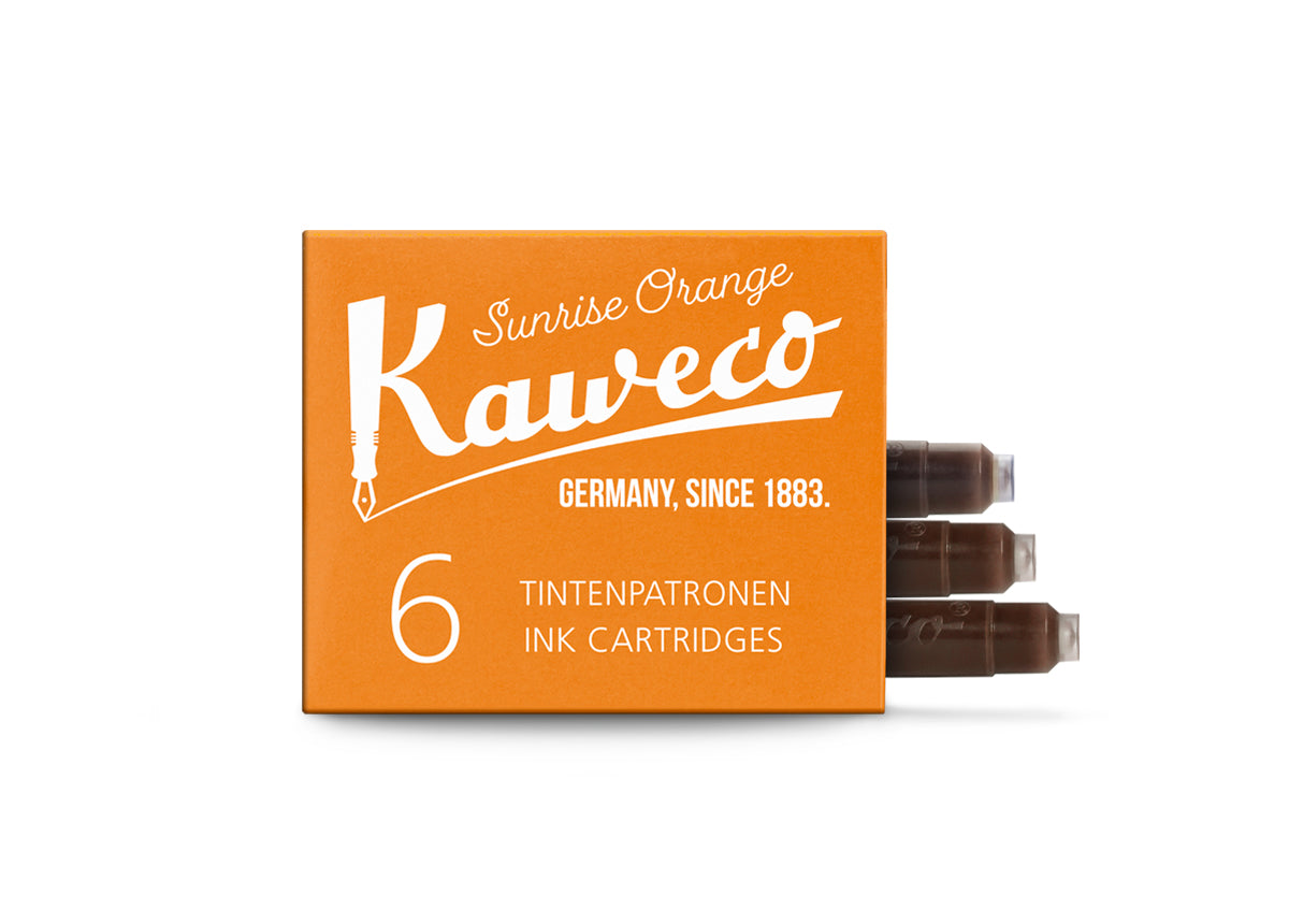 Kaweco Ink Cartridges - Sunrise Orange
