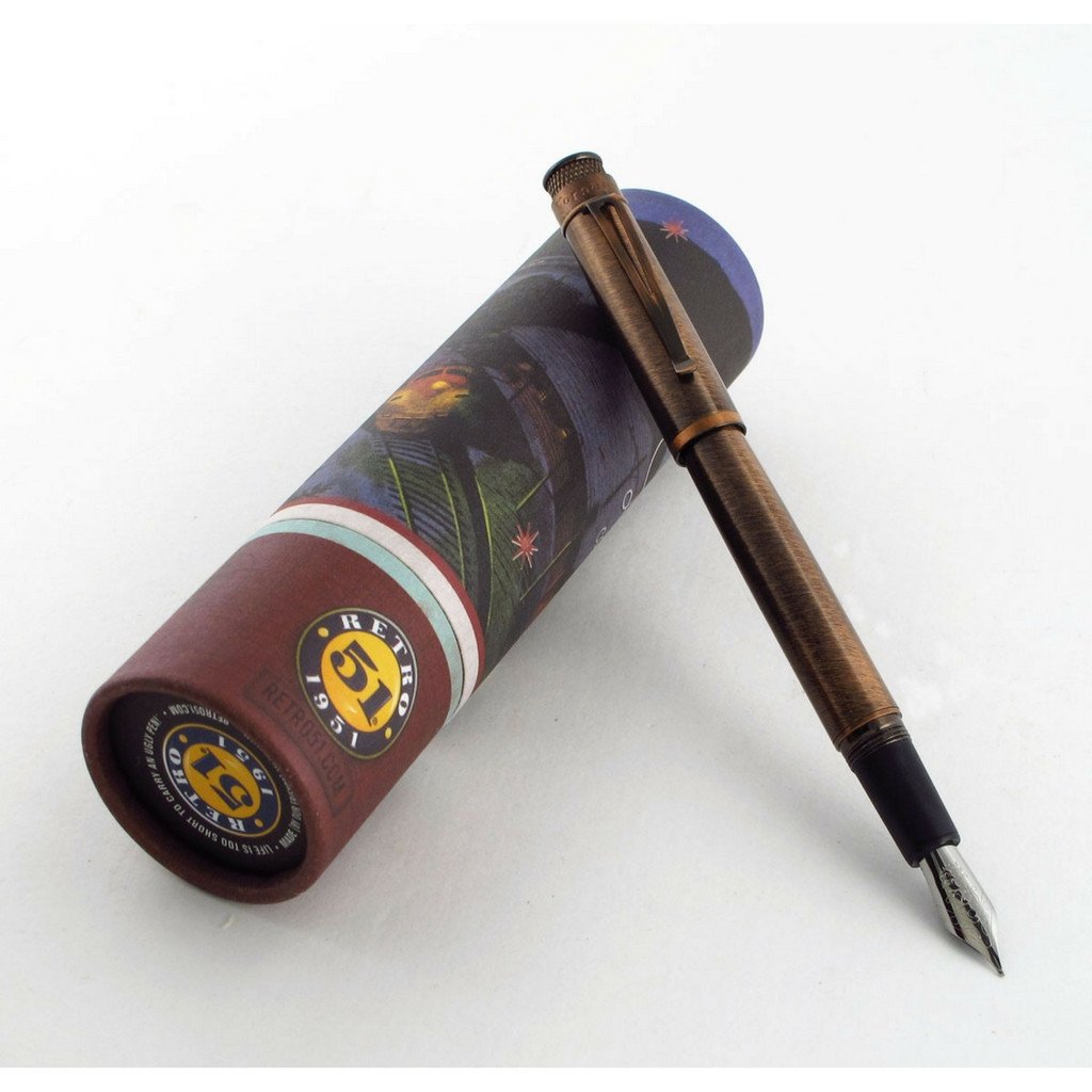 Retro 51 Tornado EXT Fountain Pen - Lincoln (Antique Copper)