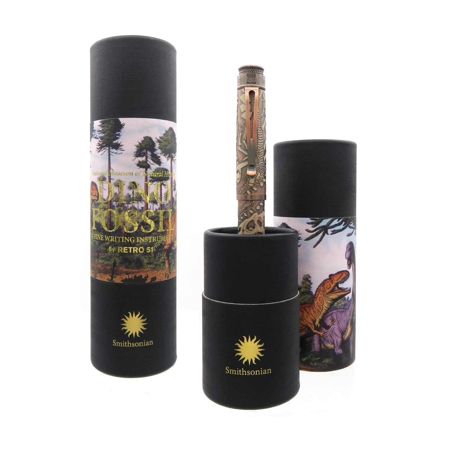 Retro 51 Tornado EXT Fountain Pen - Smithsonian Dino Fossil