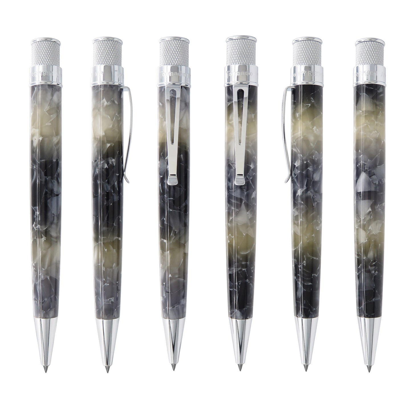 Retro 51 Tornado Acrylic Rollerball - Silver Lining