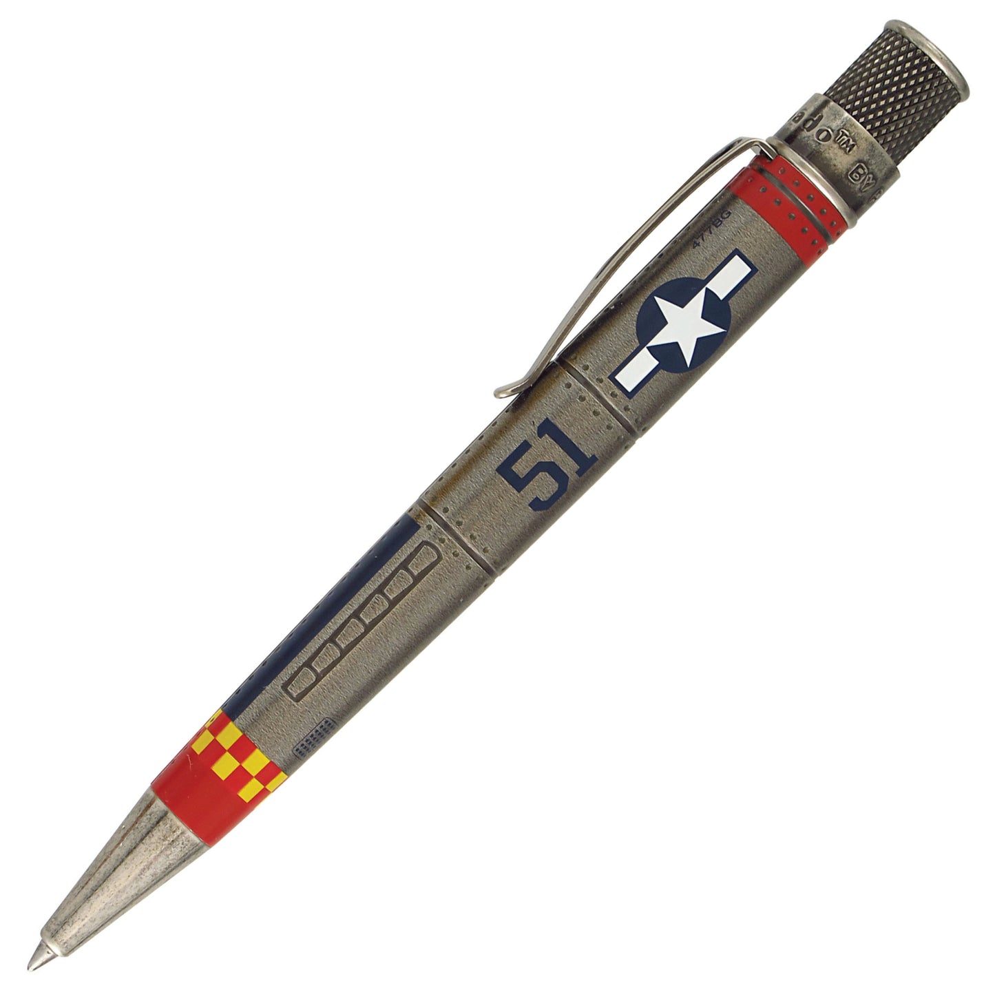Retro 51 Tornado Vintage Metalsmith Rollerball Pen - P-51 Mustang