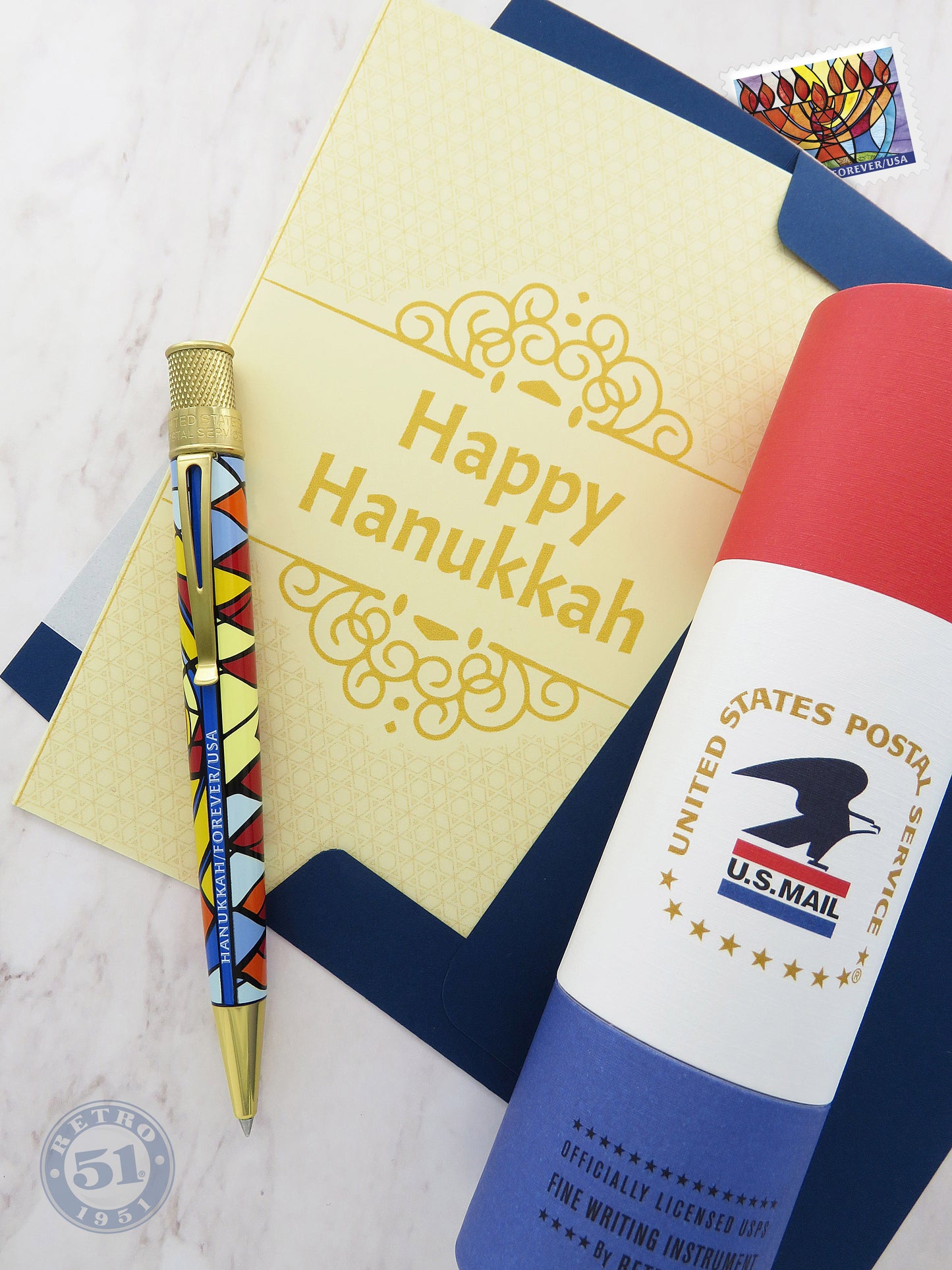 Retro 51 Tornado Rollerball Pen - USPS® Hanukkah (LIMITED EDITION)