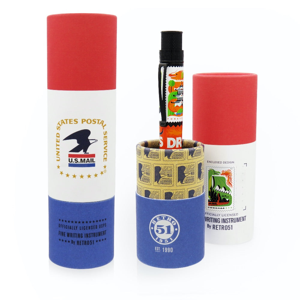 Retro 51 Tornado Rollerball Pen - USPS Dragons (Big Shot)